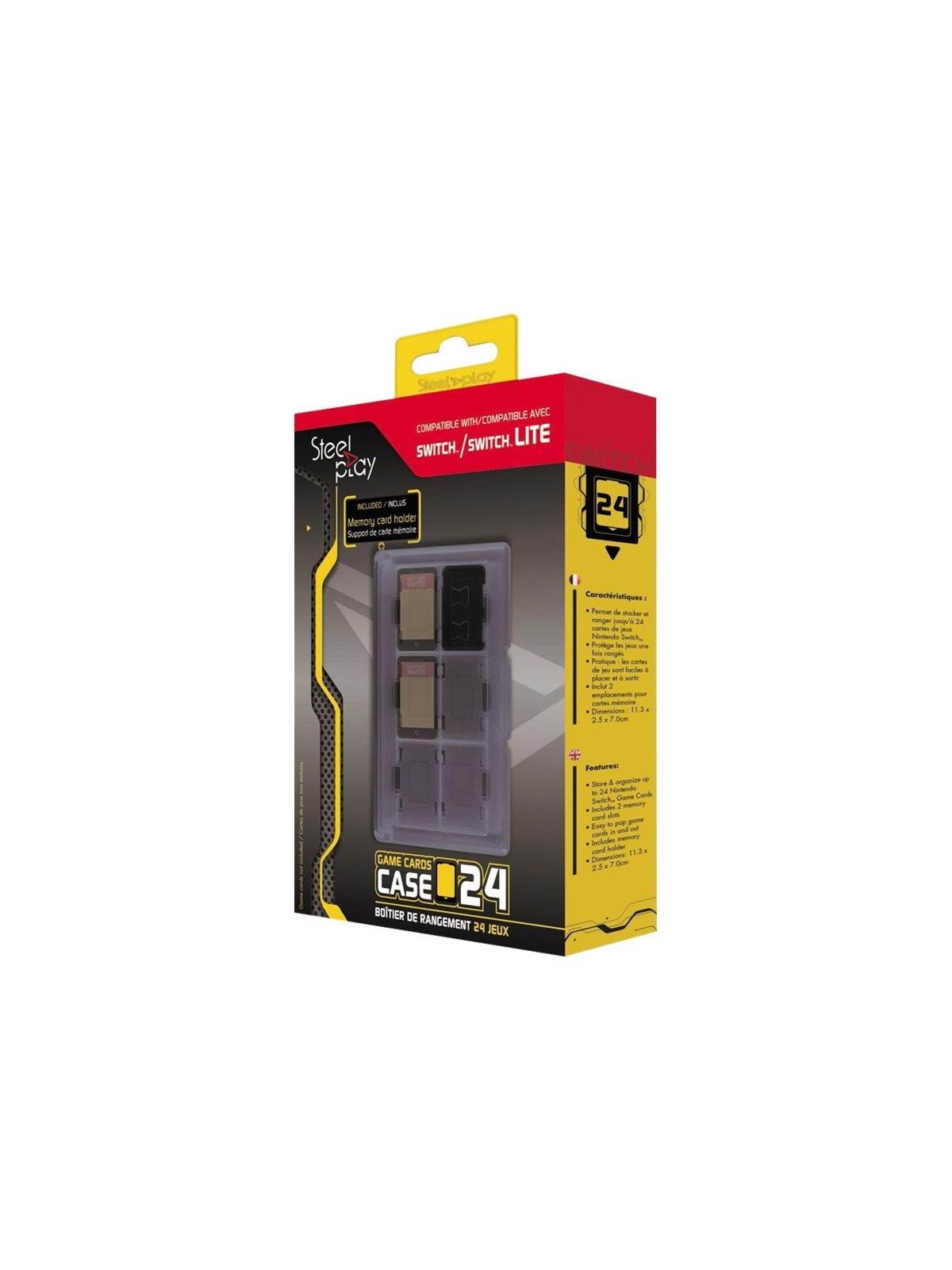 Steelplay - Hard case for 24 game cards