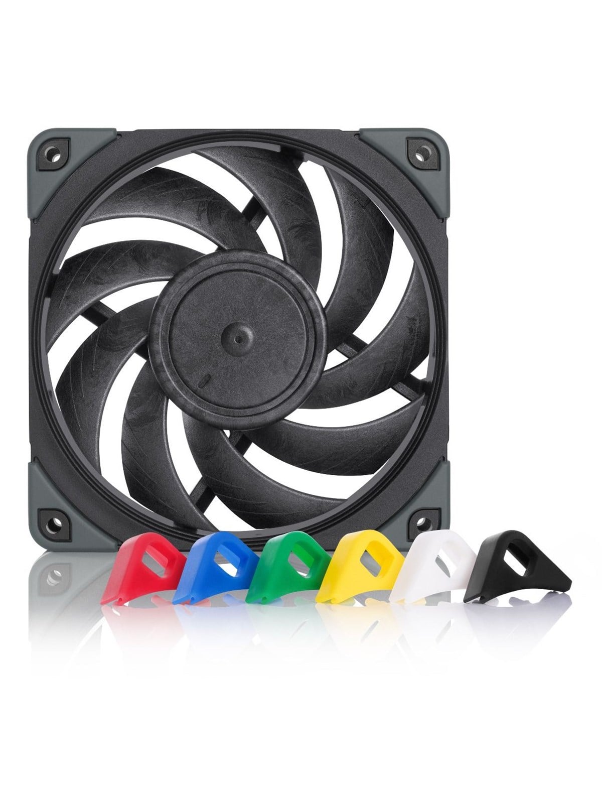 Noctua NF-A12x25 PWM chromax.black.swap - Kabinet køler - 120mm - Sort - 22 dBA