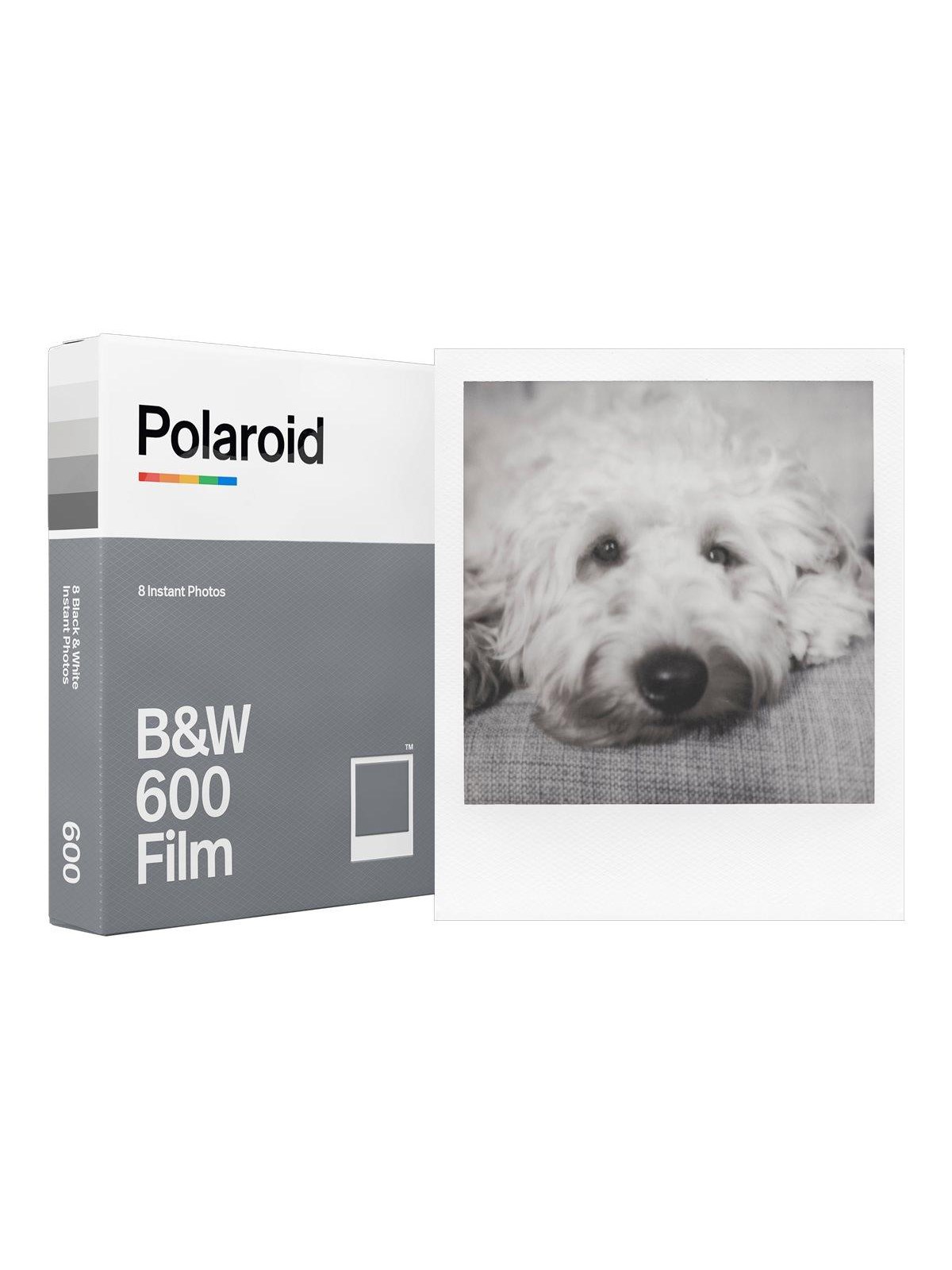 Polaroid Black & White Film 600 Type (8 Exposures) - White Frame, Fotofilm
