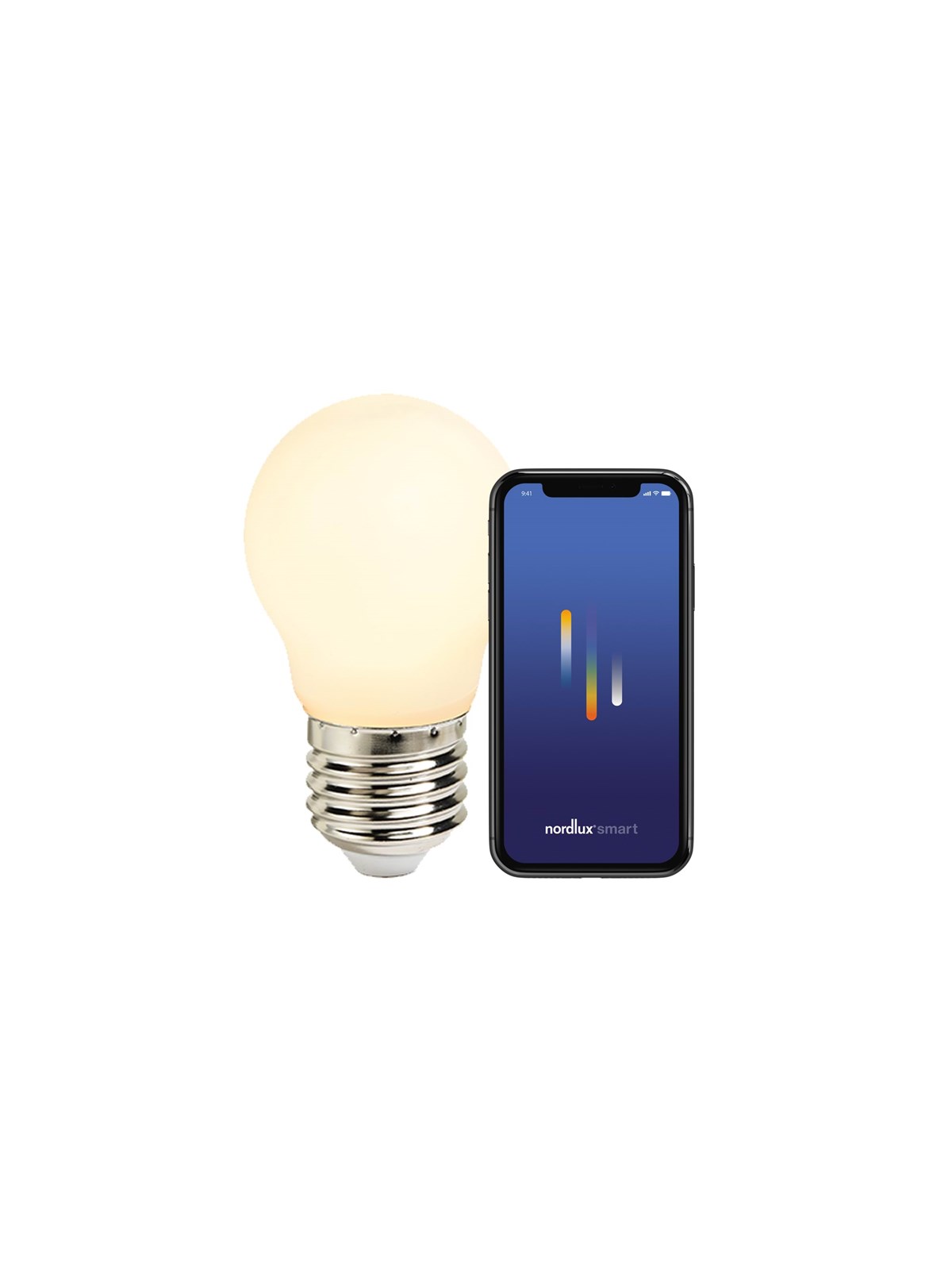 Nordlux Smart Filament G45 4,7W LED 2200-6500K E27, mat, Smart Home