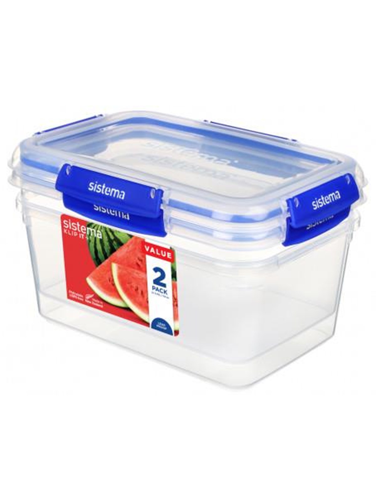 Sistema Rectangle Klip It Plus 2 Pack 3.35 L, Køkkentilbehør