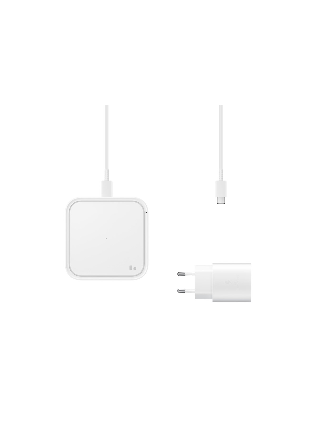 Samsung Wireless Charger Pad (Incl. Power Adapter) - White, Mobil Oplader