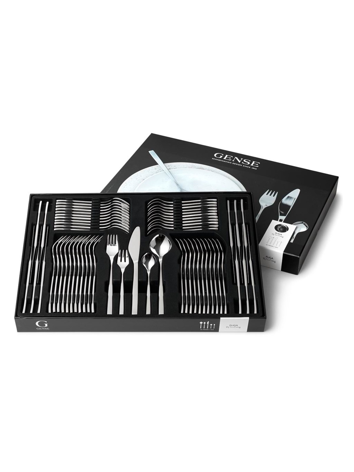Gense Cutlery set Fuga 60 pcs, Borddækning