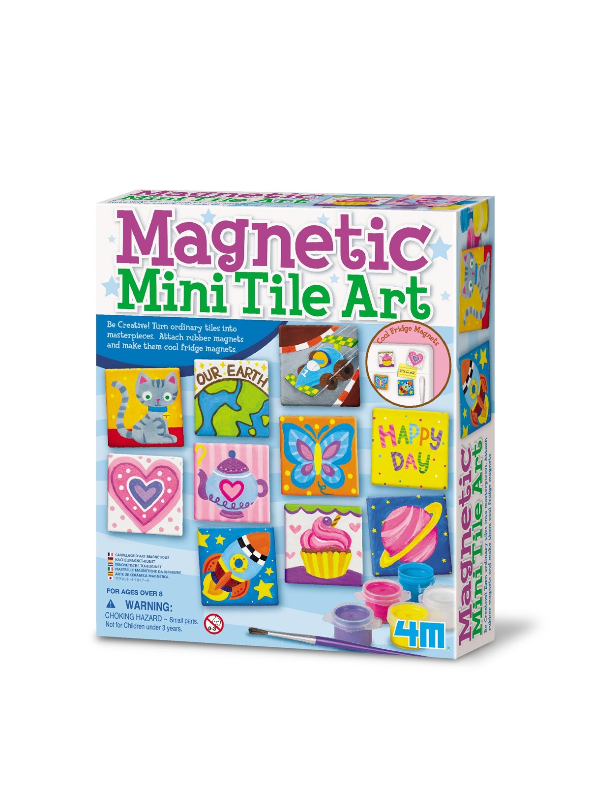 4M Magnetic mini tile art, Lærerigt Legetøj