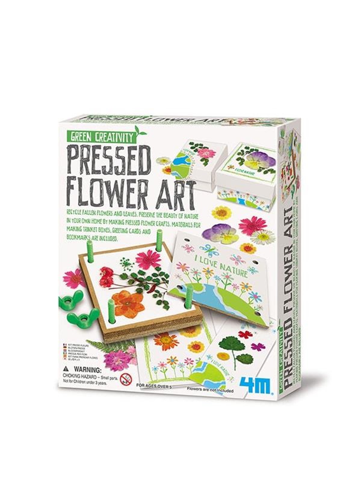 4M Green Creativity/Pressed flower art, Lærerigt Legetøj