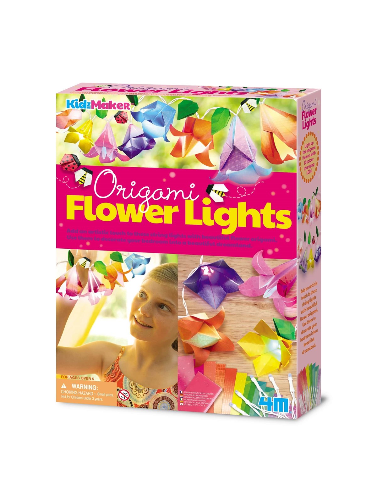 4M Origami Flower lights, Lærerigt Legetøj