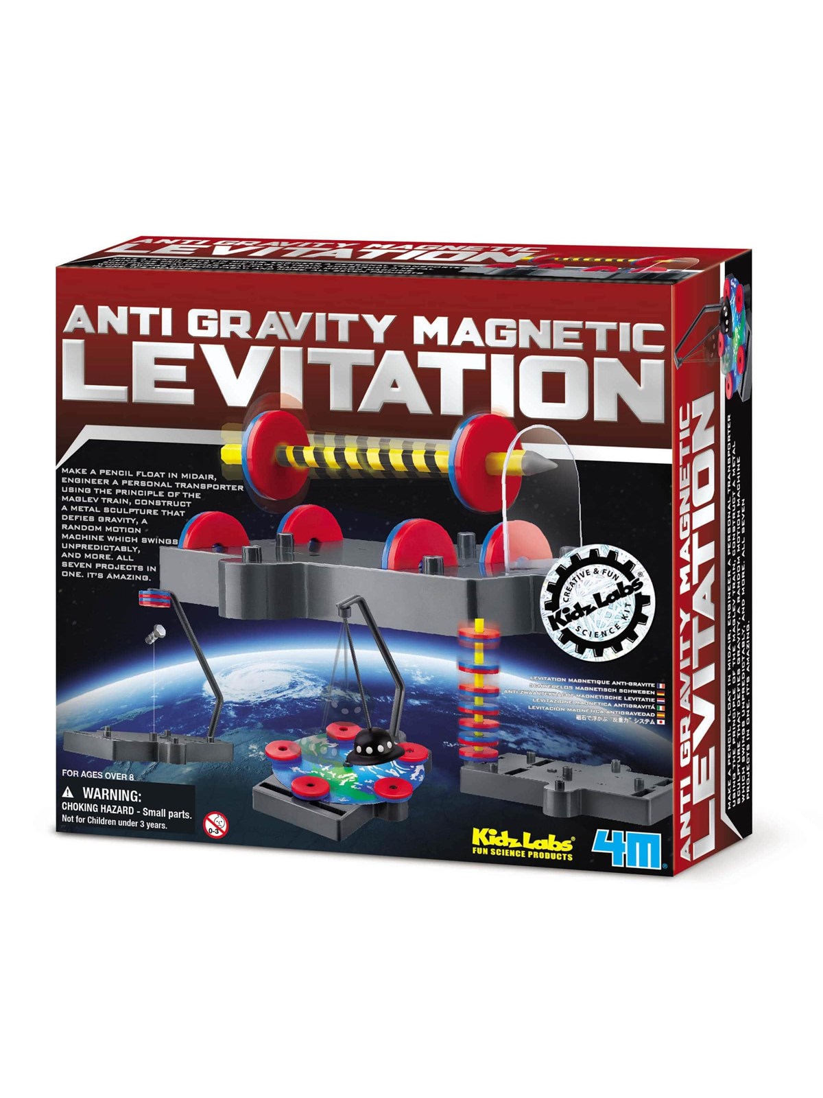 4M Kidz Labs/Anti gravity maglev, Lærerigt Legetøj