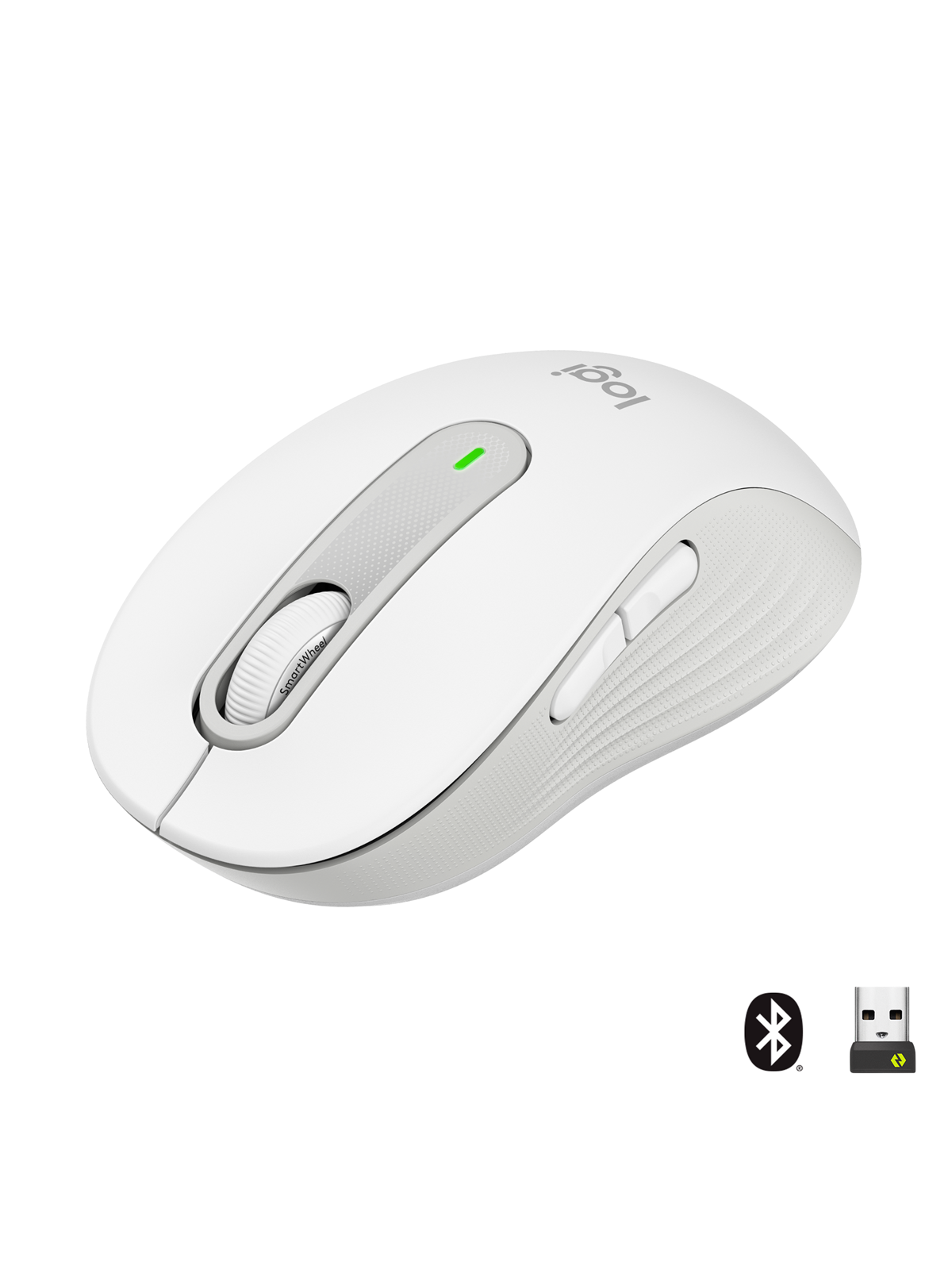 Logitech Signature M650 Wireless Off-White - Mus - Optisk - 5 knapper - Hvid