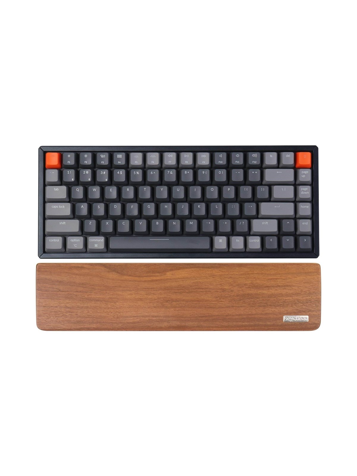 Keychron Walnut Wood Palmrest for K2 / K6 - Håndledsstøtte - Brun, Tastatur