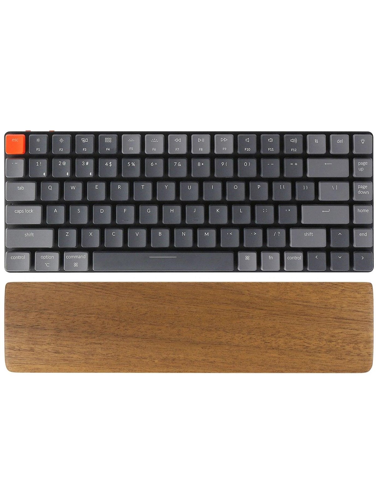 Keychron Walnut Wood Palmrest for K3 / K7 - Håndledsstøtte - Brun, Tastatur