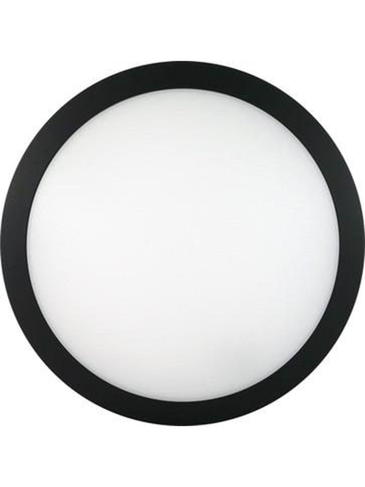 Nordtronic Palma rundt cover, mat sort, Lampe