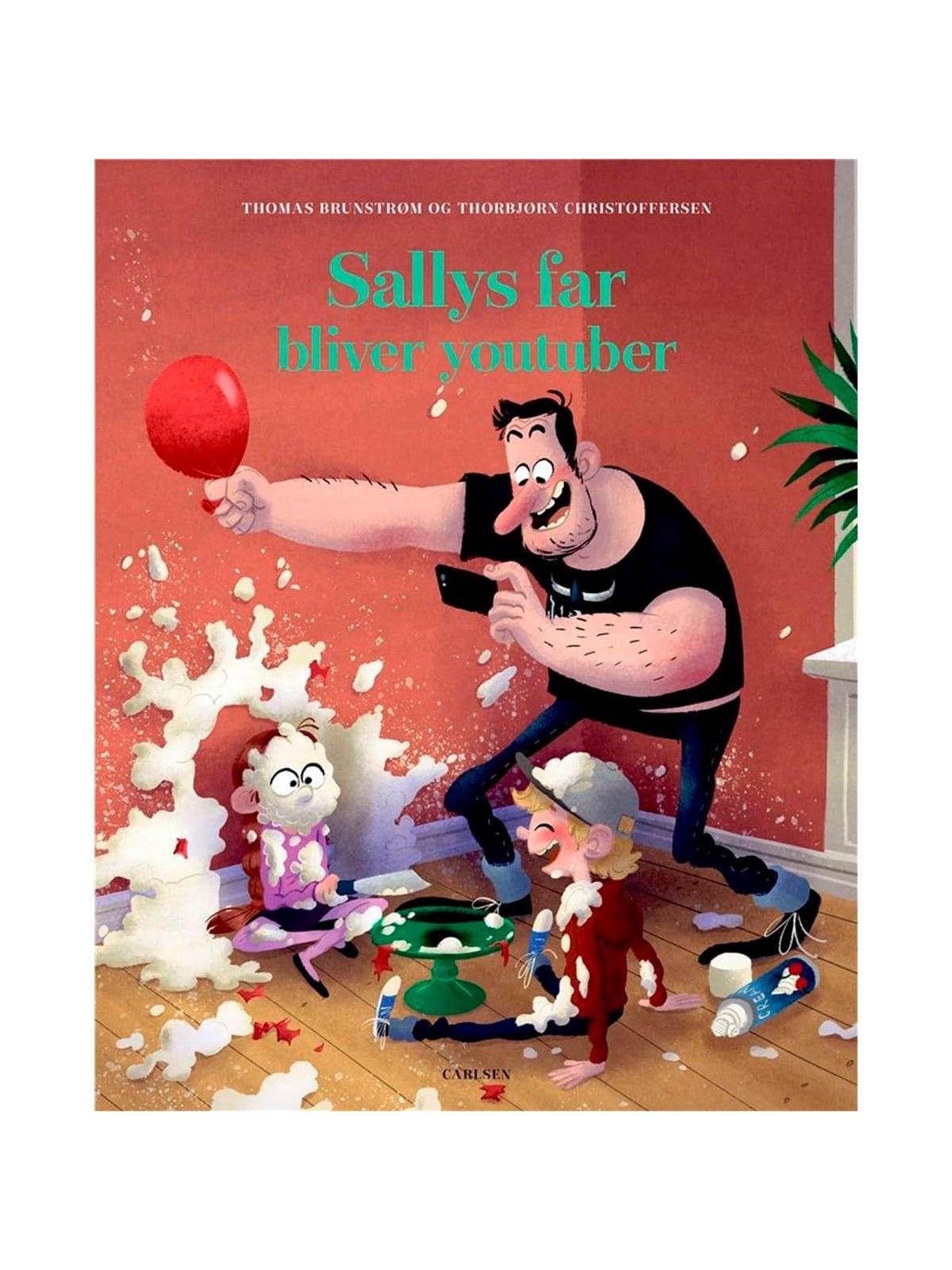 Sallys far bliver youtuber - Børnebog - Hardcover, Børnebog
