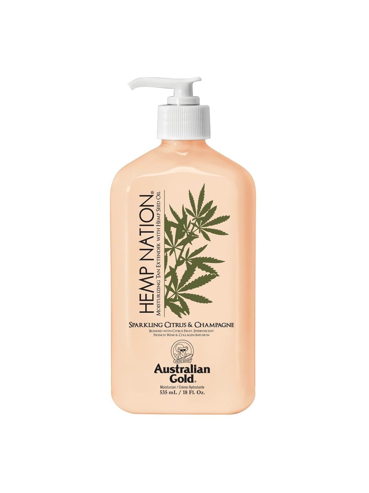 Australian Gold Hemp Nation Sparkling Citrus & Champagne Bodylotion 535 ml.
