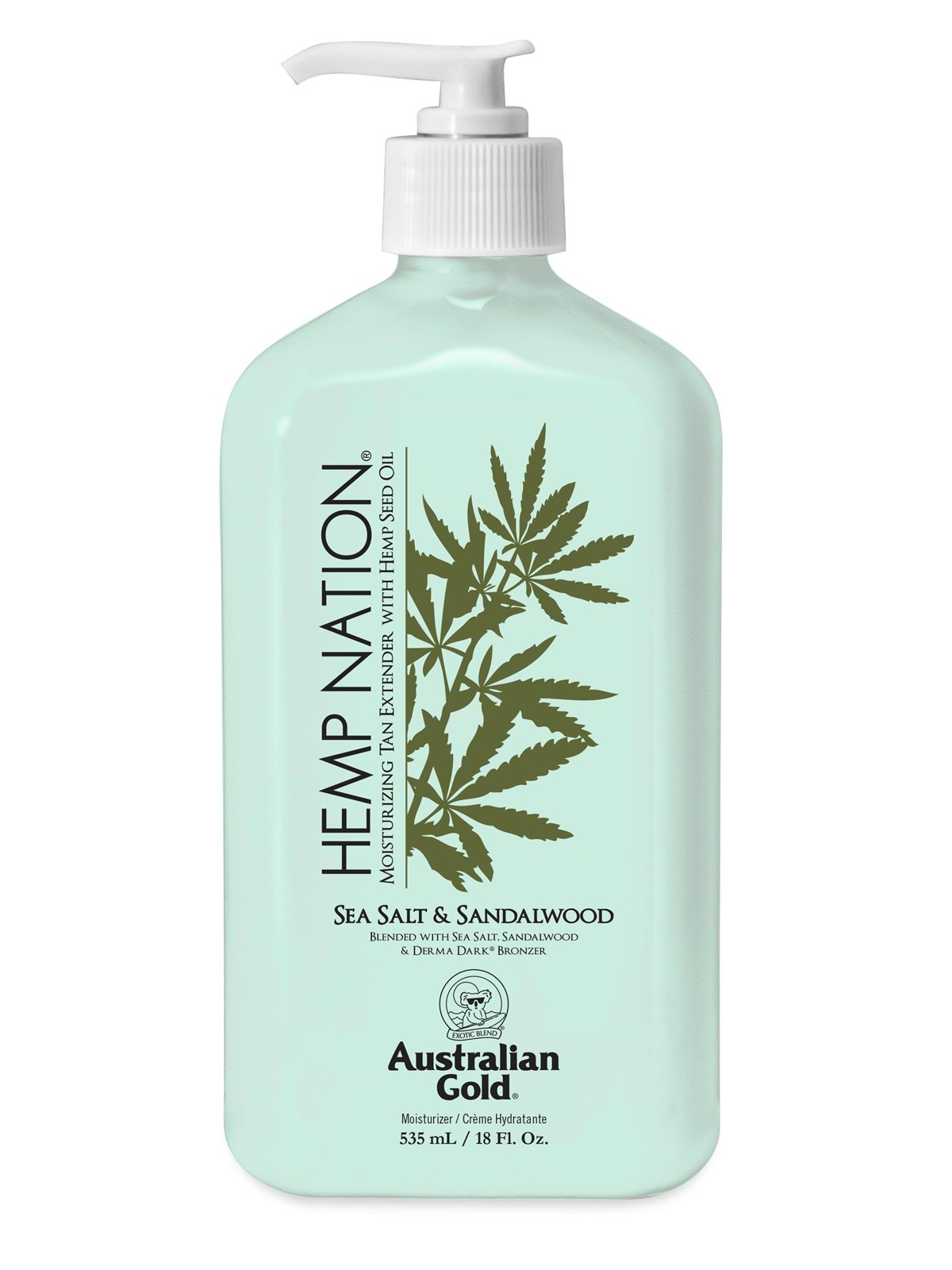 Australian Gold Hemp Nation Sea Salt & Sandalwood Bodylotion 535 ml., Kropspleje