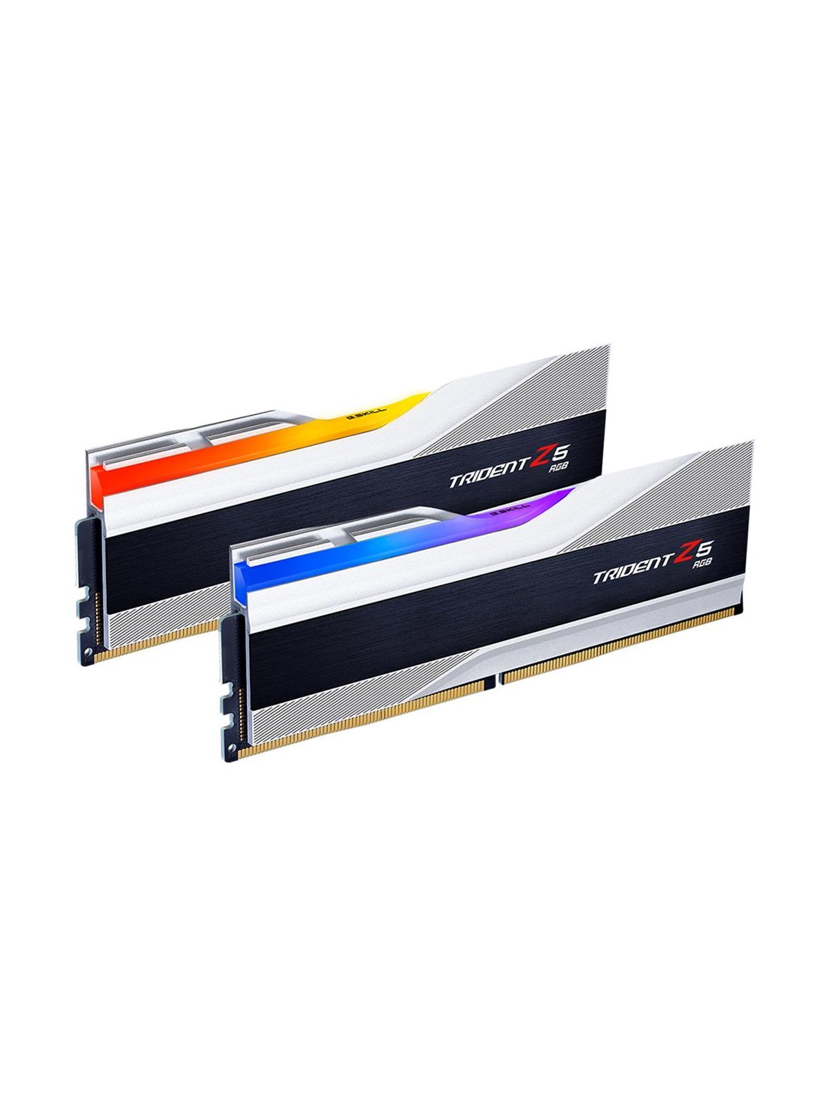 G.Skill Trident Z5 RGB DDR5-6400 - 32GB - CL32 - Dual Channel (2 pcs) - Intel XMP - Sølv med RGB