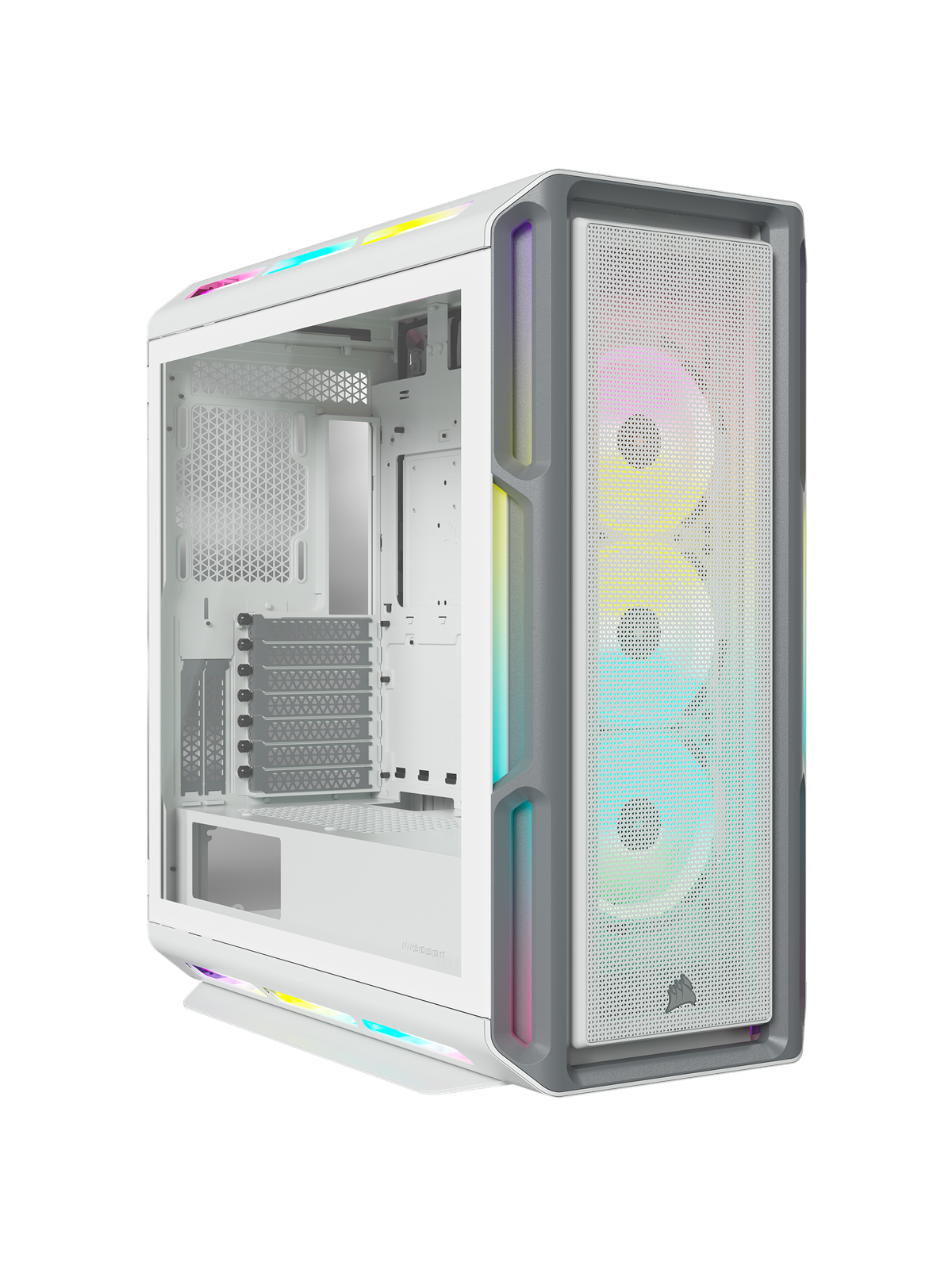 Corsair iCUE 5000T RGB - White - Kabinet - Miditower - Hvid, Kabinet