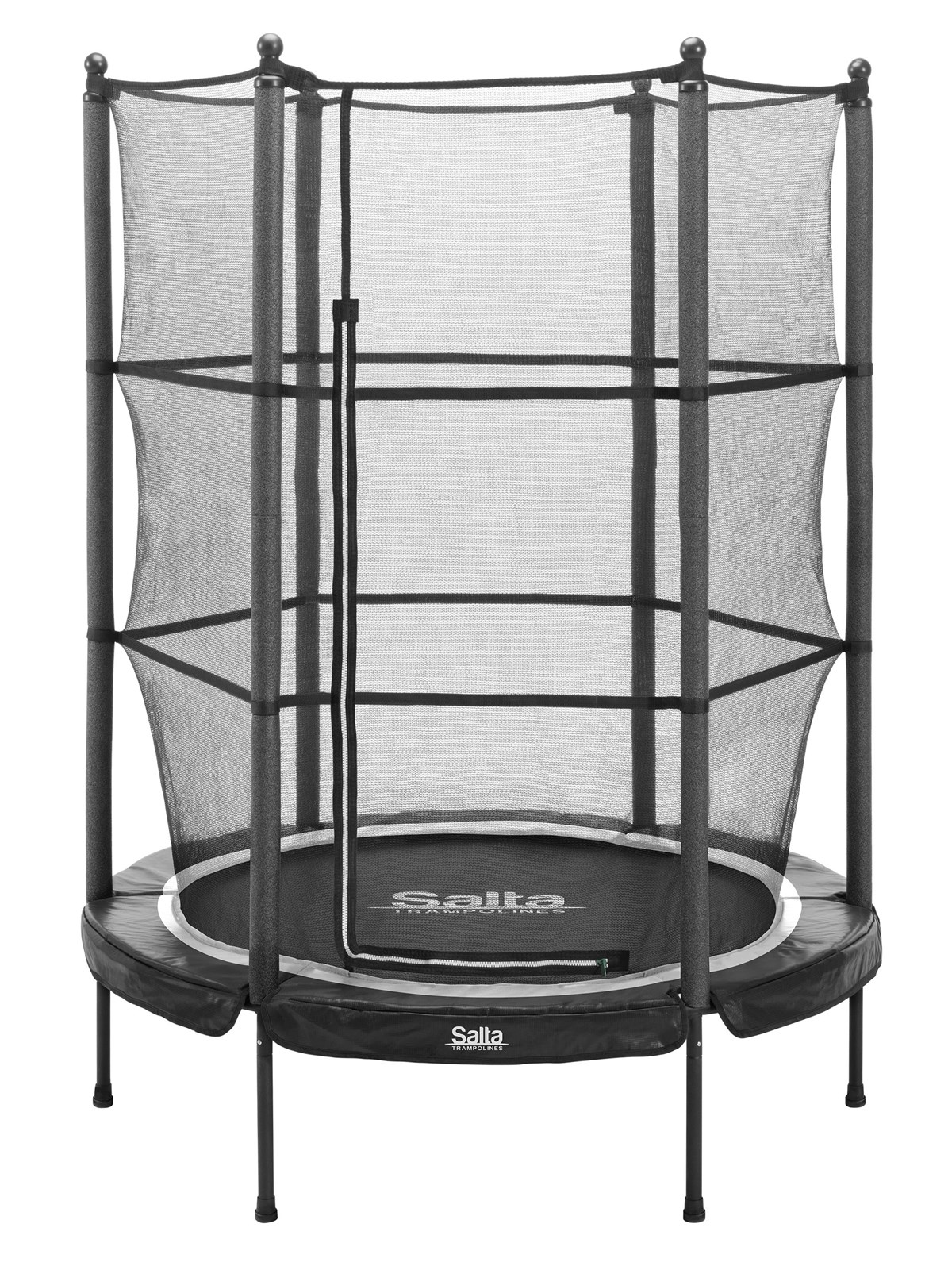 Salta Trampolin Junior, sort inkl. sikkerhedsnet, Trampolin