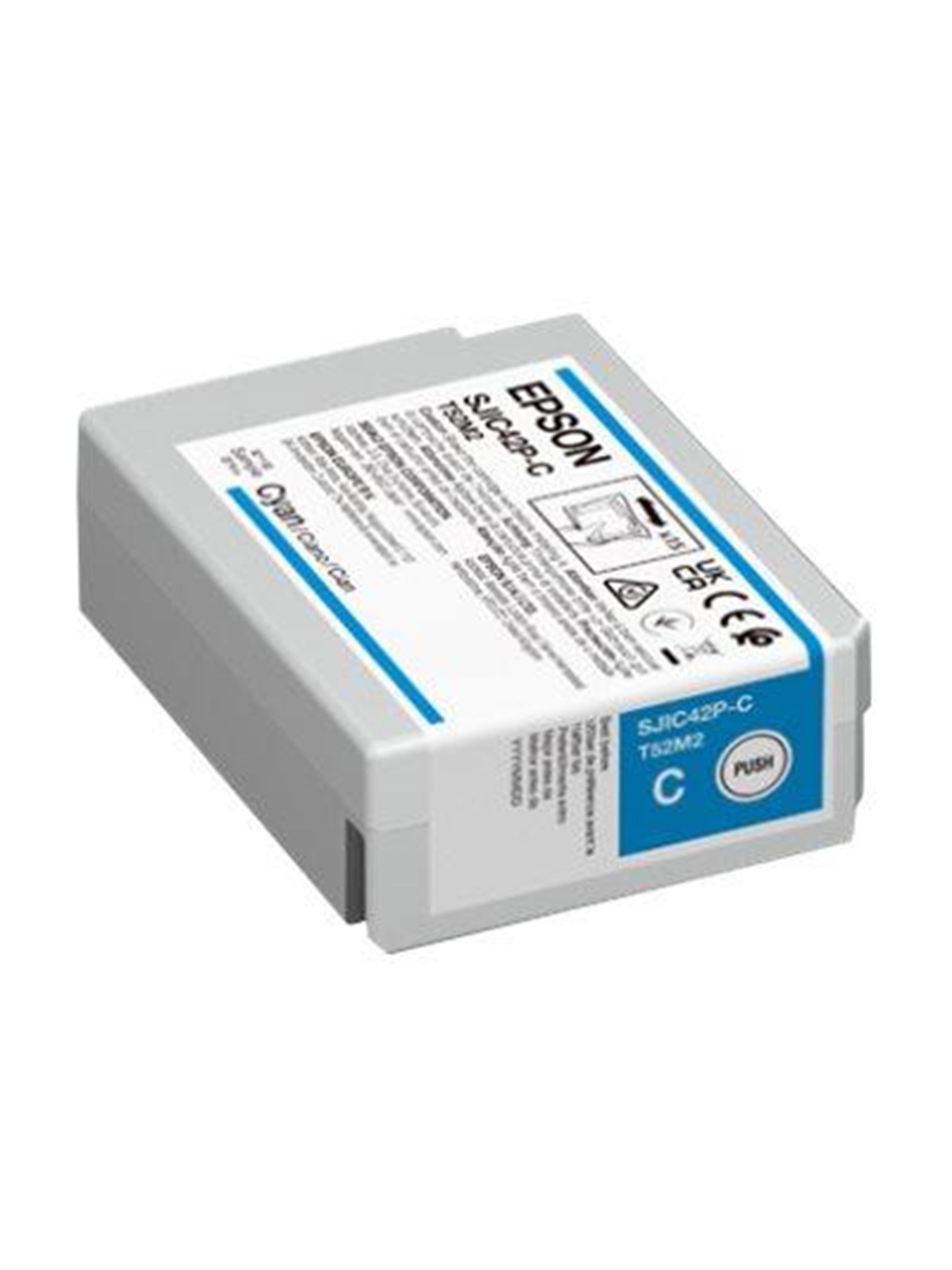 Epson SJIC42P-C - cyan - original - ink cartridge, Printerpatron Og Toner