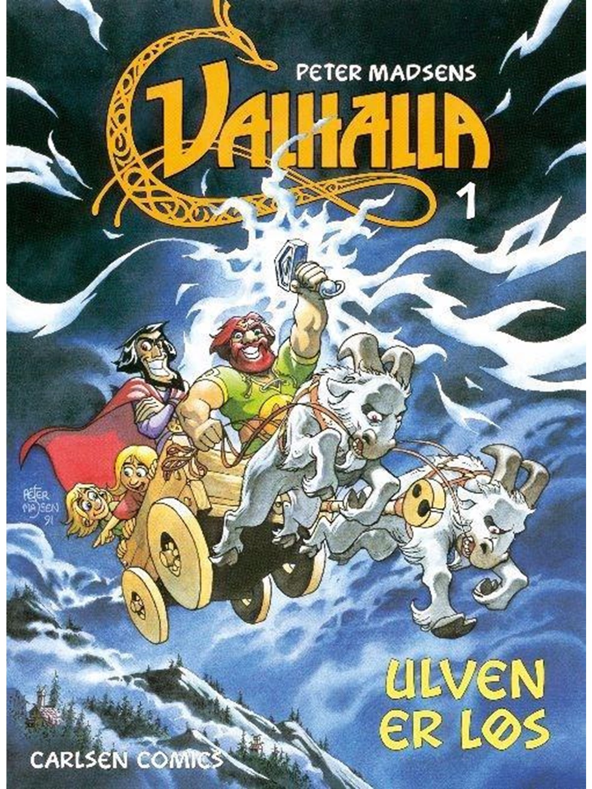 Valhalla (1) - Ulven er løs - Tegneserier - Hæftet, Tegneserie