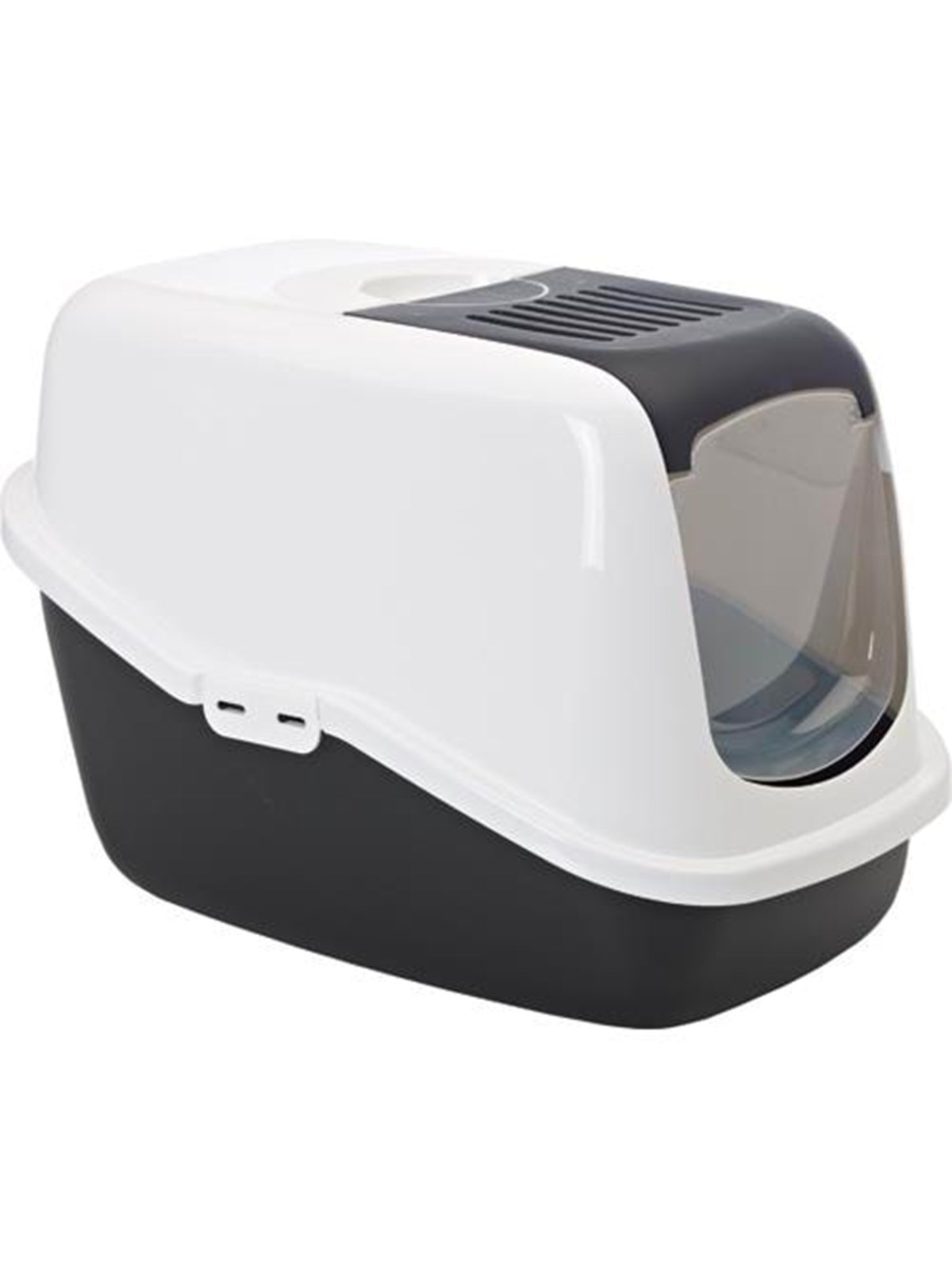 Savic Nestor Cat Toilet Home Black White 56x39cm, Katteudstyr