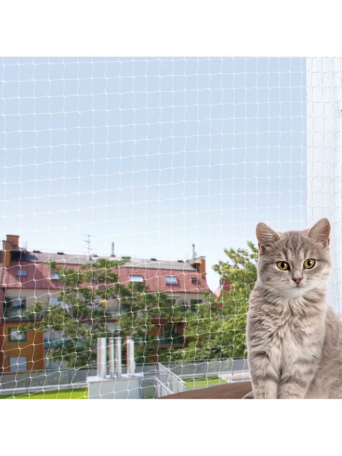 Trixie Protective Net Transparent 8x3m, Katteudstyr