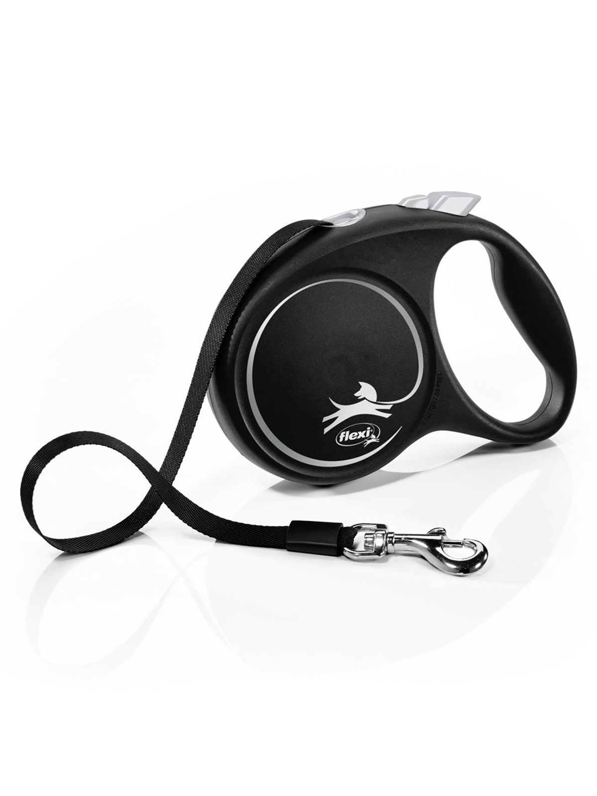 Flexi Black Design M leash 5 m 25 kg black, Hundeudstyr