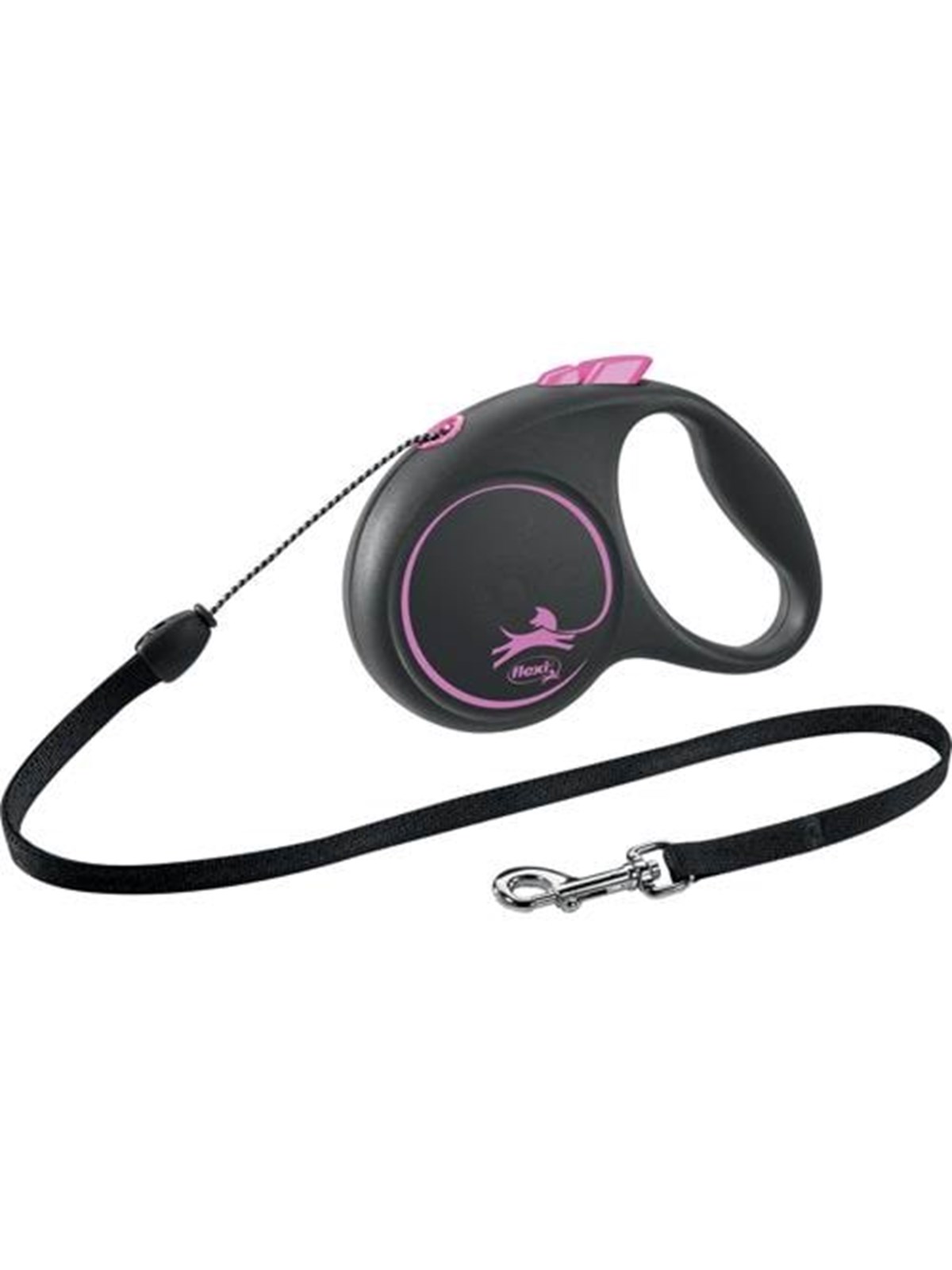 Flexi Black Design S leash 5 m 12 kg pink, Hundeudstyr