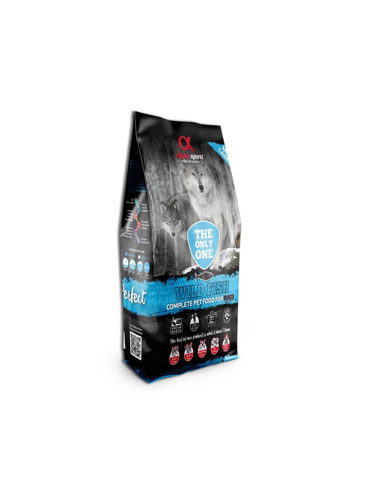 Alpha Spirit The Only One Wild Fish 12kg, Hundeudstyr