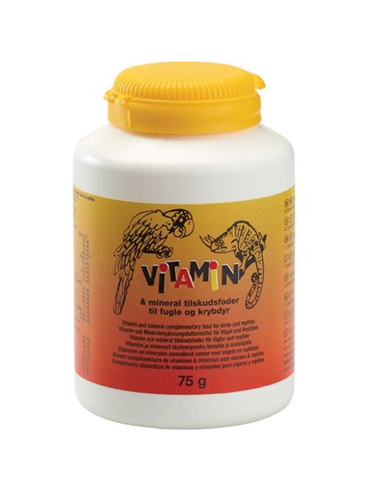 Diafarm Vitamin F/Birds/Reptile 75G, Fuglefoder Snacks Vitaminer