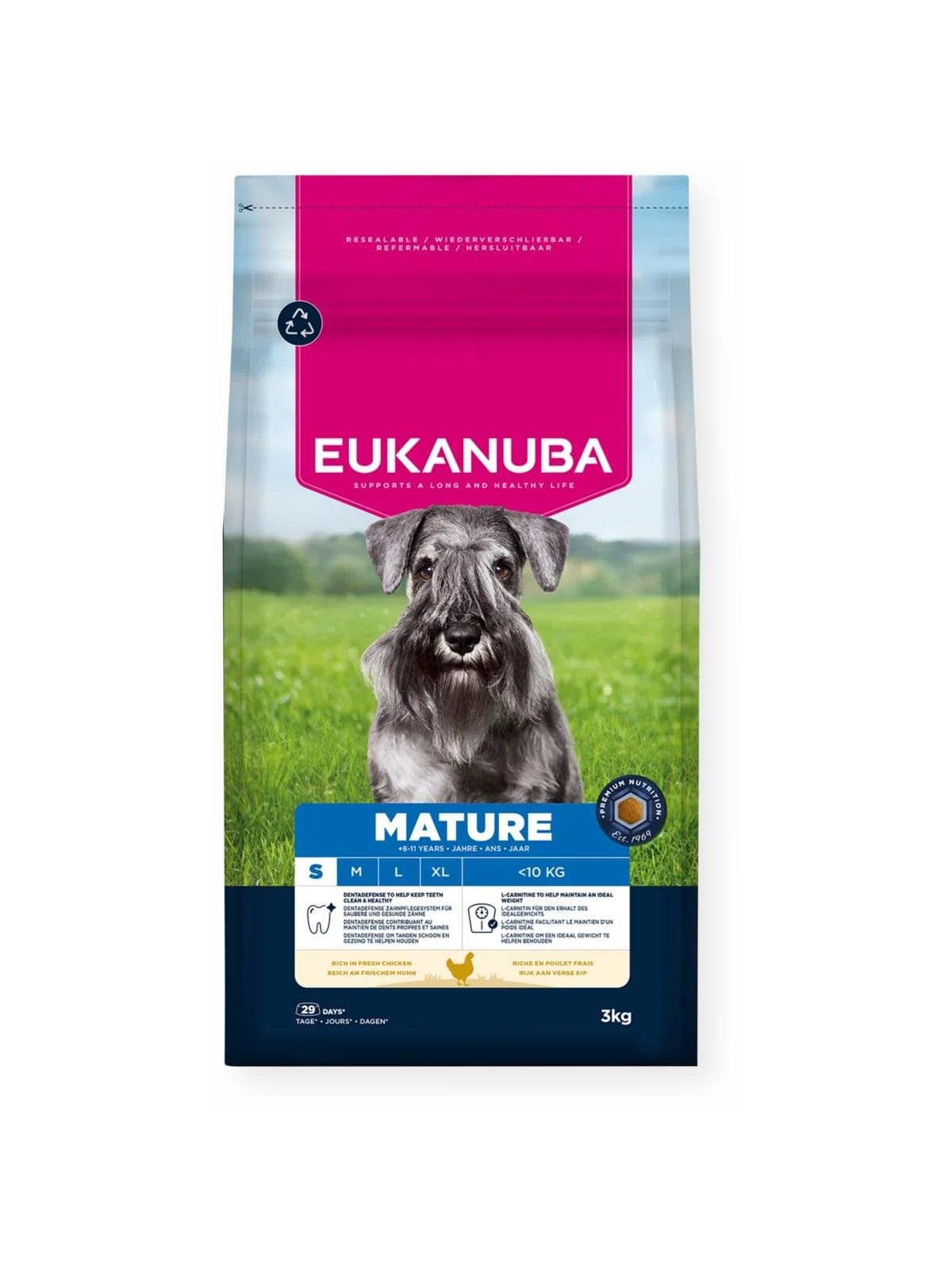 Eukanuba Mature Small Breed Fresh Chicken 3kg, Hundeudstyr