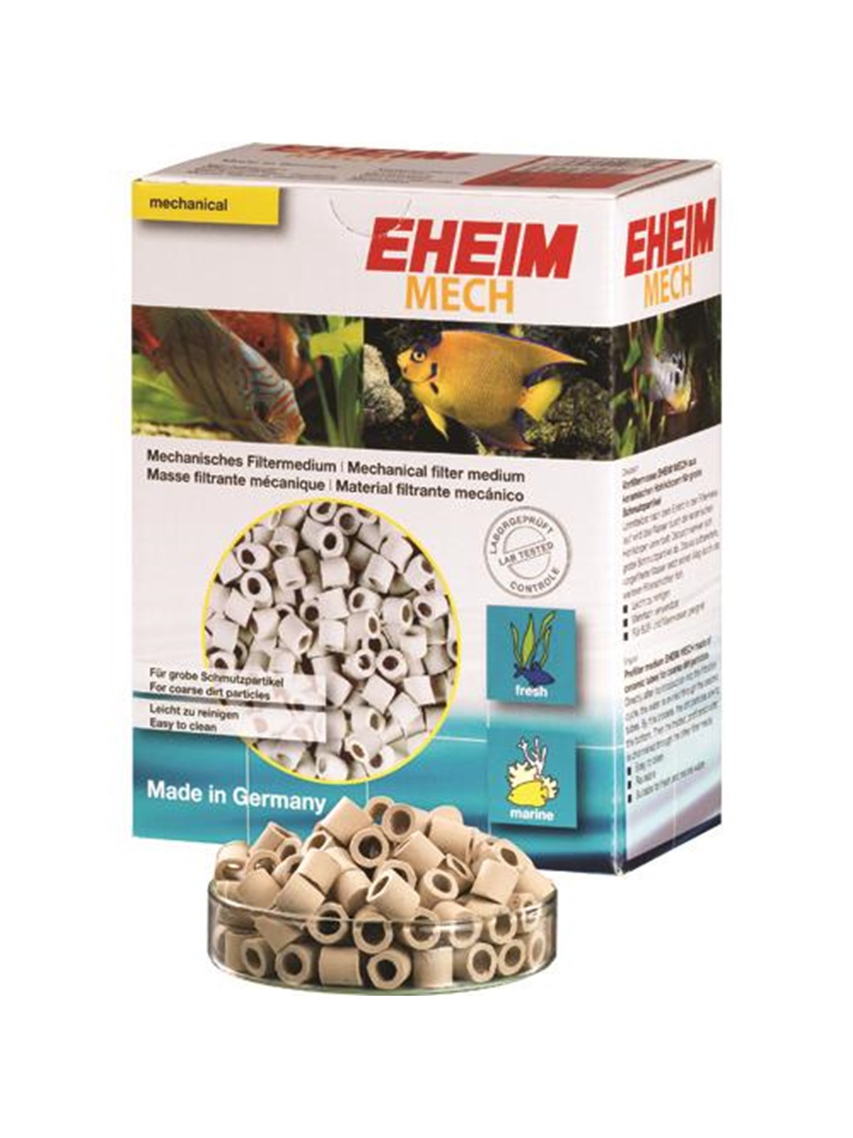 EHEIM MECH 840g - mechanical ceramic filter media, Fisk