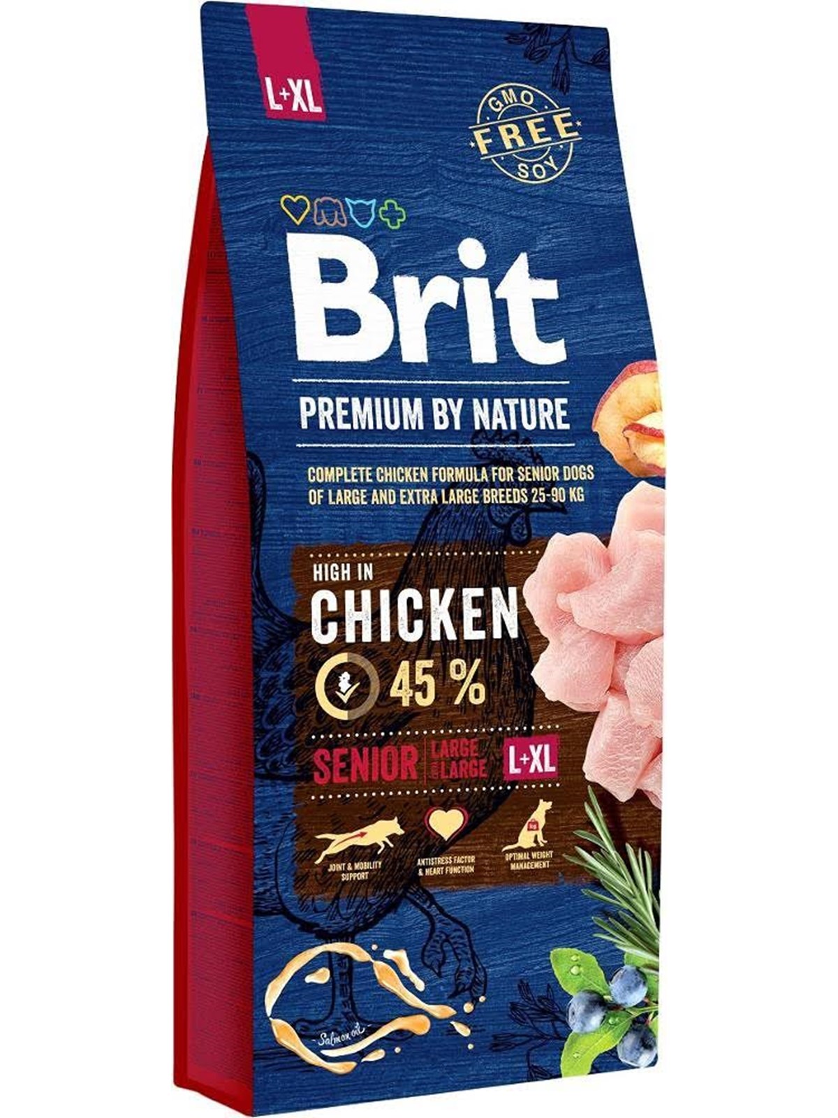 Brit Premium by Nature Senior L+XL 15kg, Hundeudstyr