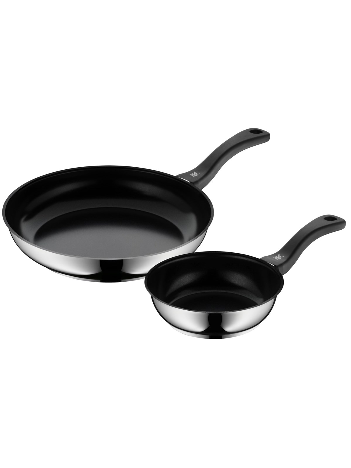 WMF Devil fry pan 18+28 cm set bakelite handle, Pande