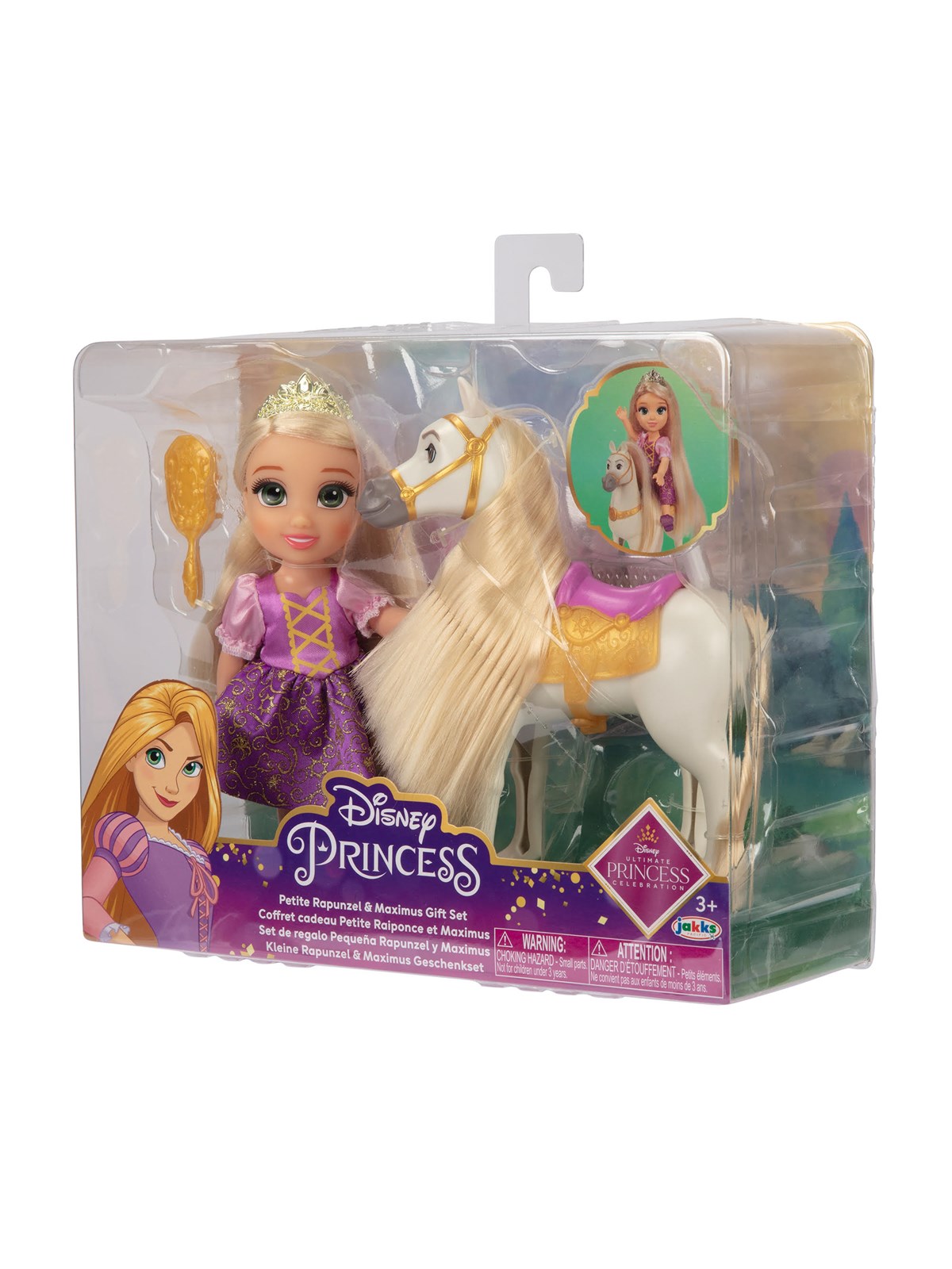 Disney Tangled Petite Rapunzel and Maximus Gift Set, Legesæt