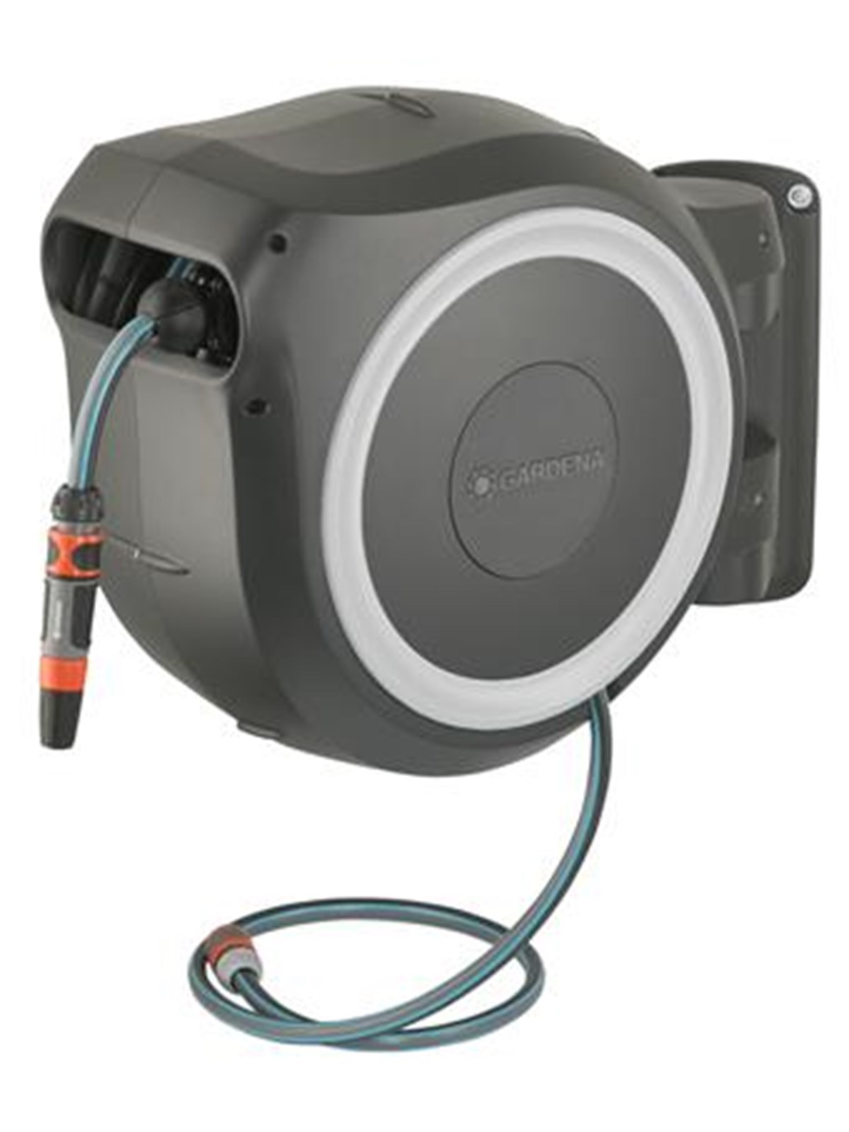 Gardena Wall-Mounted Hose Box RollUp L 30m White, Havevanding