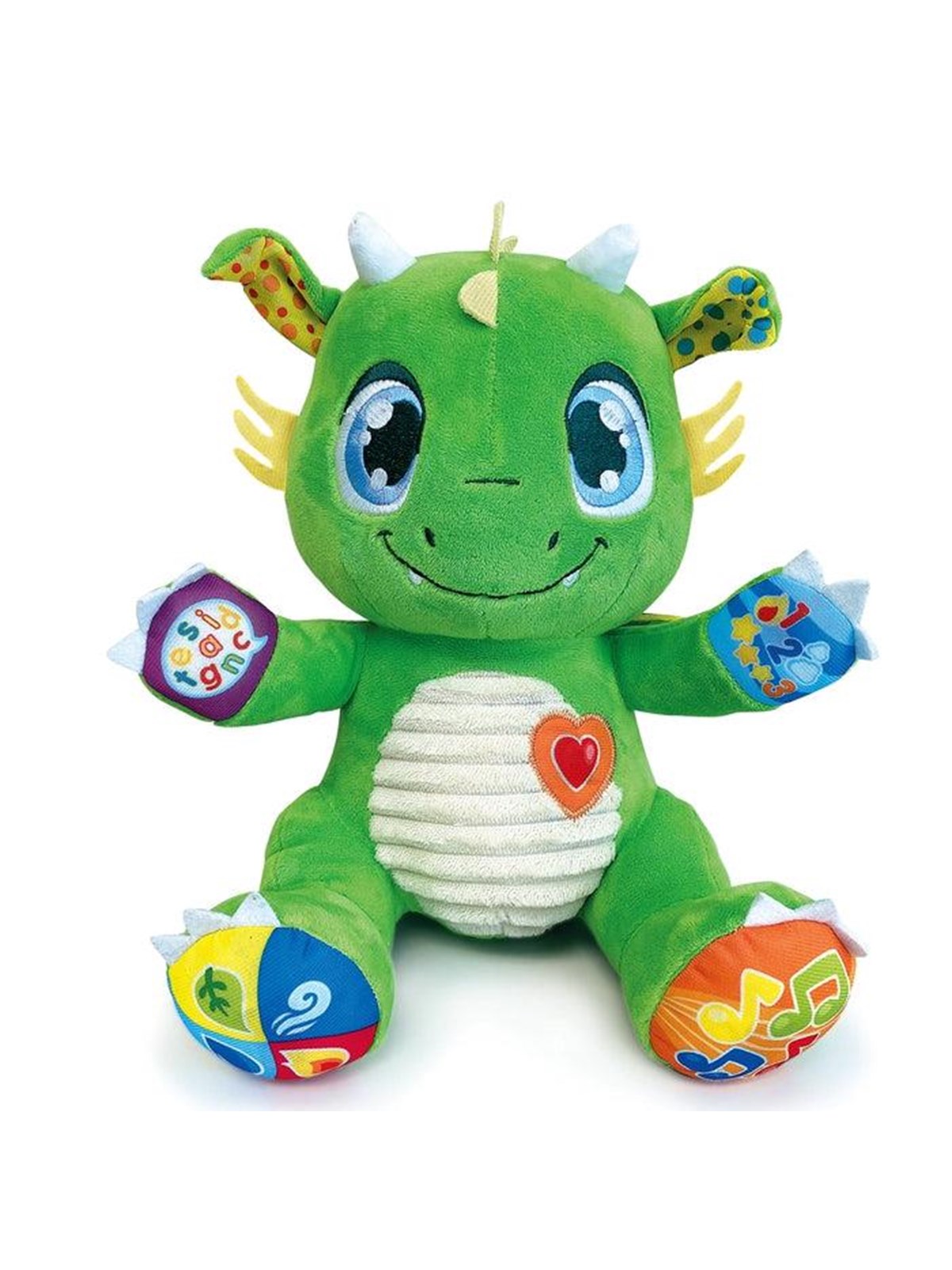 Clementoni Baby Dragon Interactive Plush (SE-FI-DK-NO), Babylegetøj