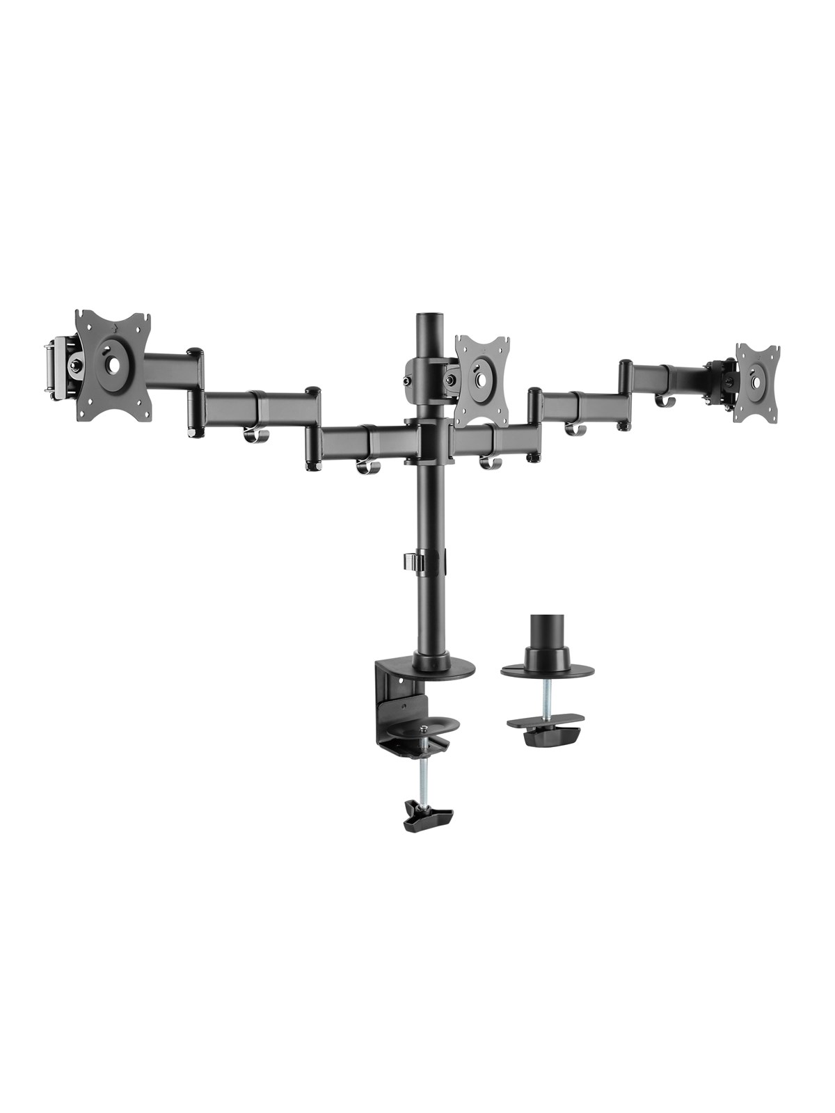 DUTZO Skærmholder til 3 skærme (17"-27") - Office Pole udgave, Skærmholder