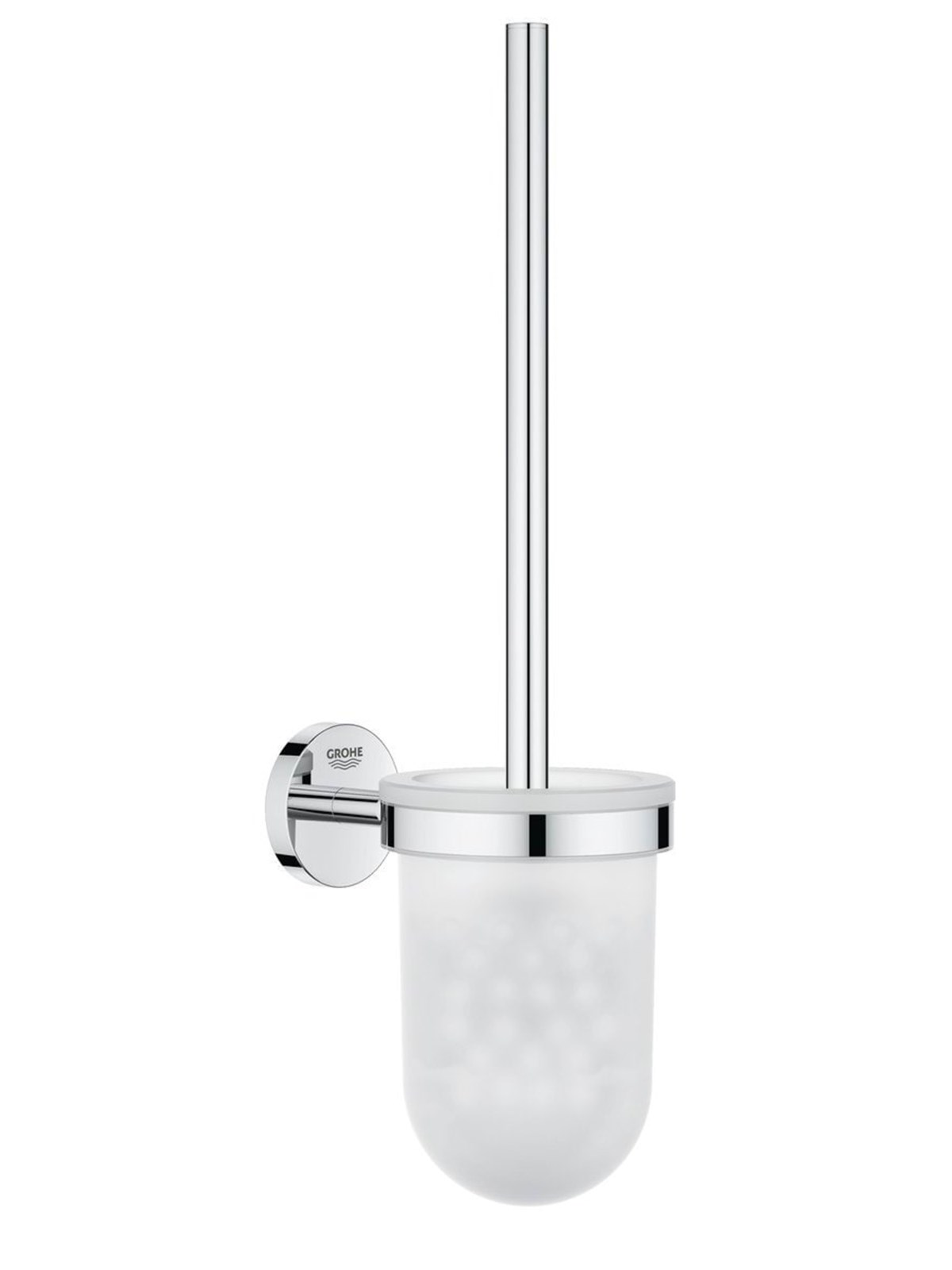 Grohe Bau Cosmopolitan toiletbørstesæt, krom, Badeværelsestilbør