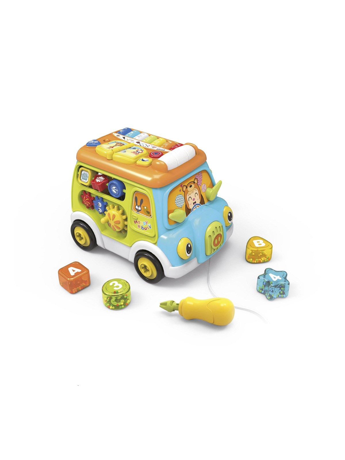 Scandinavian Baby Products Activity Musical Bus, Babylegetøj