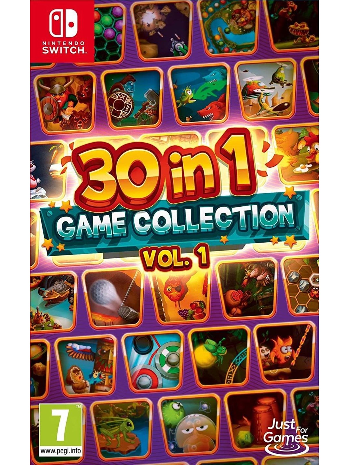 30-in-1 Game Collection: Vol. 1 (Code in a Box) - Nintendo Switch - Fest