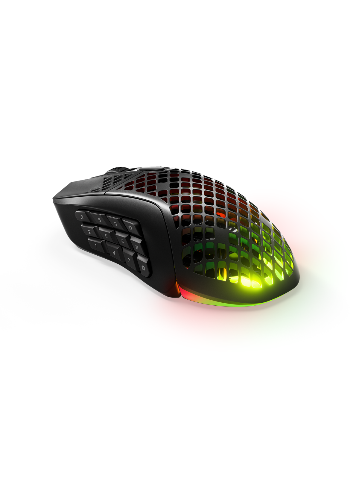 SteelSeries ærox 9 Wireless Gaming Mouse - Gaming Mus - Optisk - 18 knapper - Sort