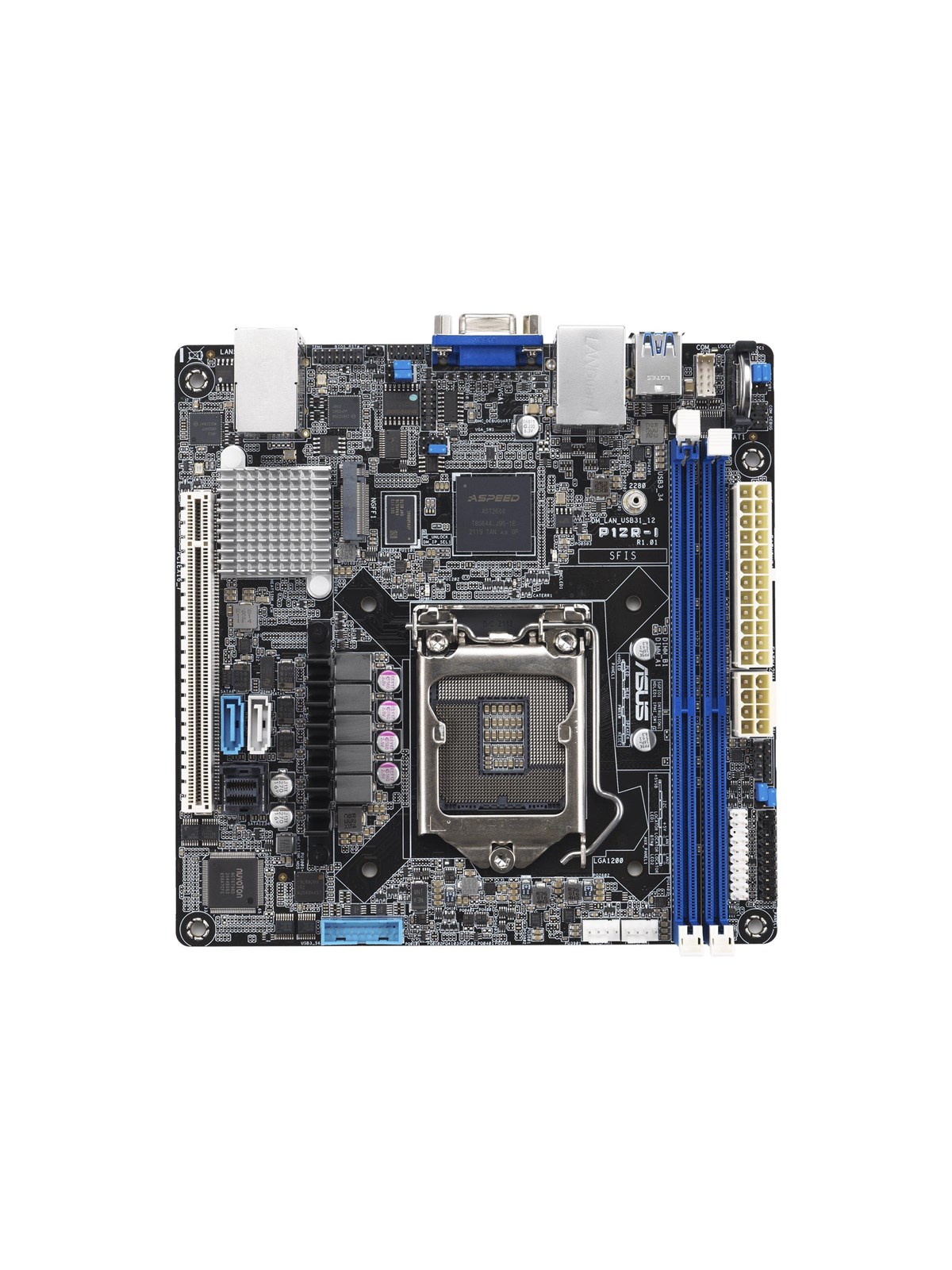 ASUS P12R-I Bundkort - Intel C252 - Intel LGA1200 socket - DDR4 RAM - ATX