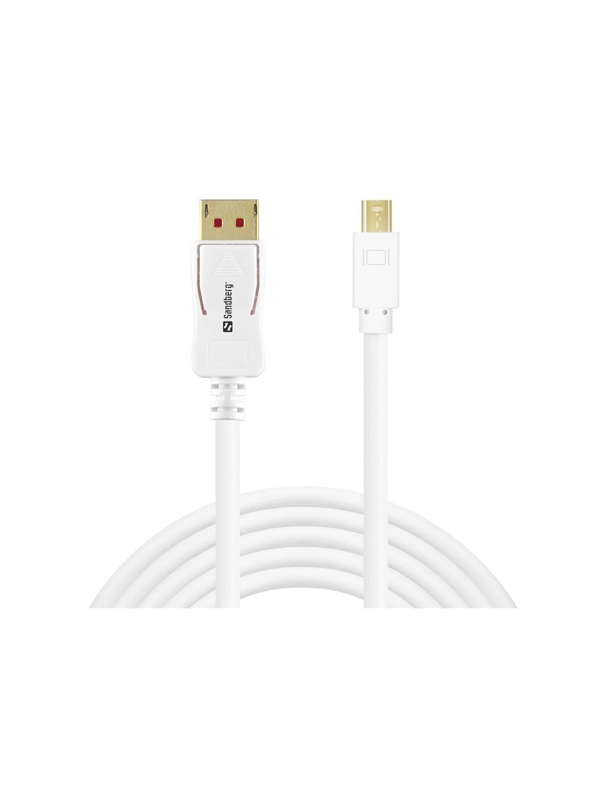 Sandberg DisplayPort to Mini-DisplayPort 1.4 - 2m, Skærmkabel