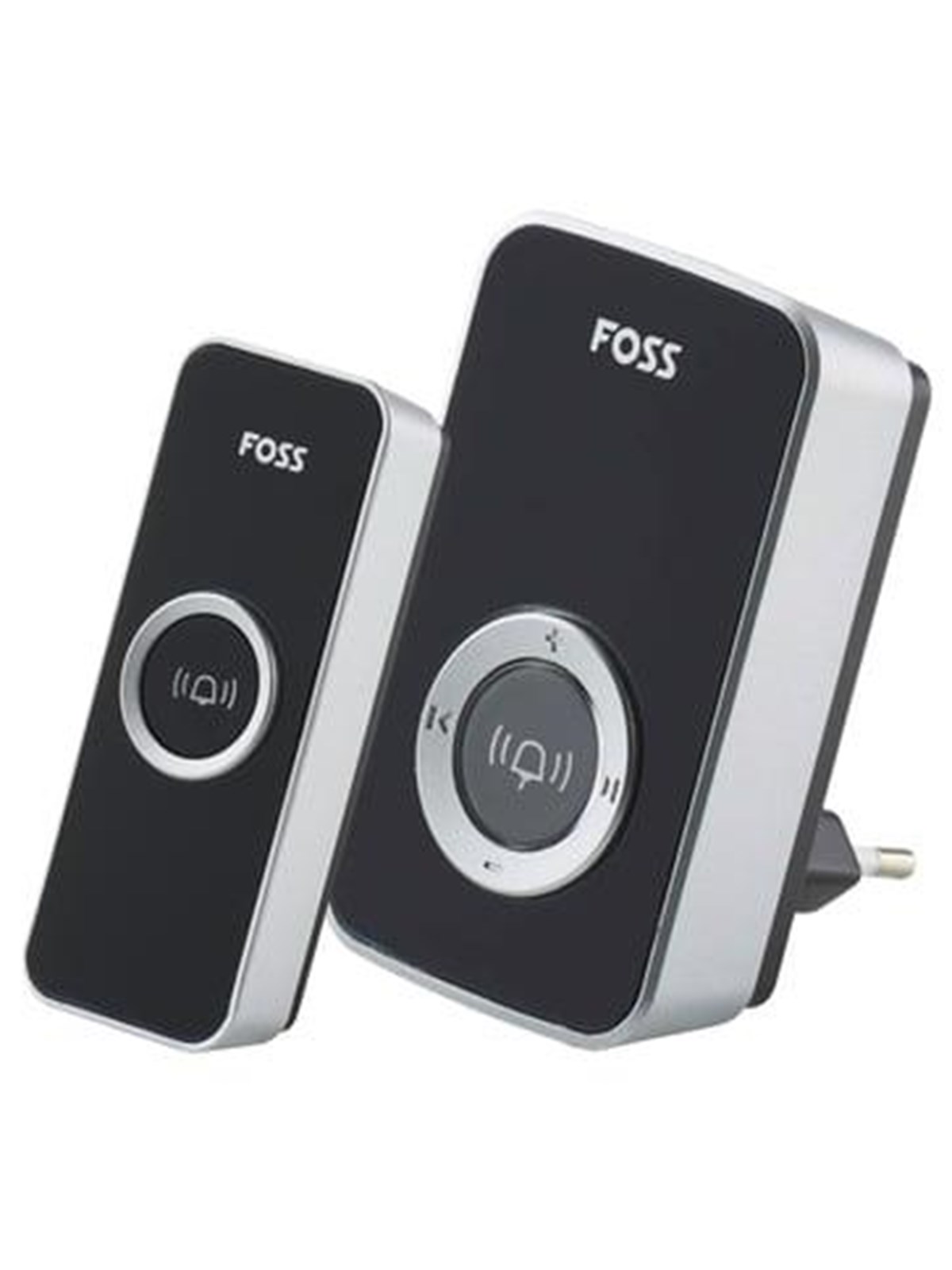 Foss Europe TREND Dørklokke DESIGN plug in, sort, El Apparater
