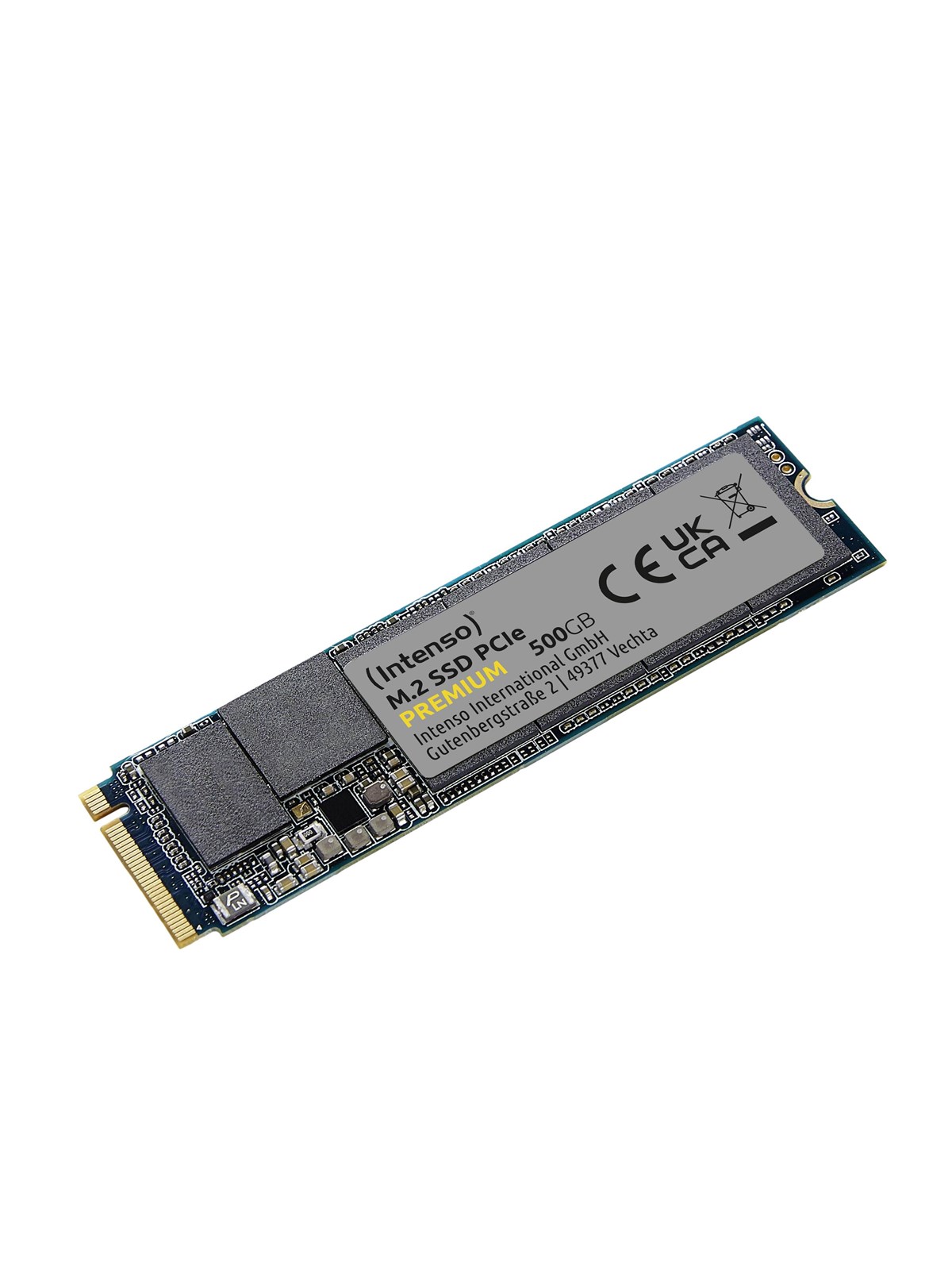 Intenso Premium M.2 SSD - 500GB - PCIe 3.0 - M.2 2280, Ssd Harddisk