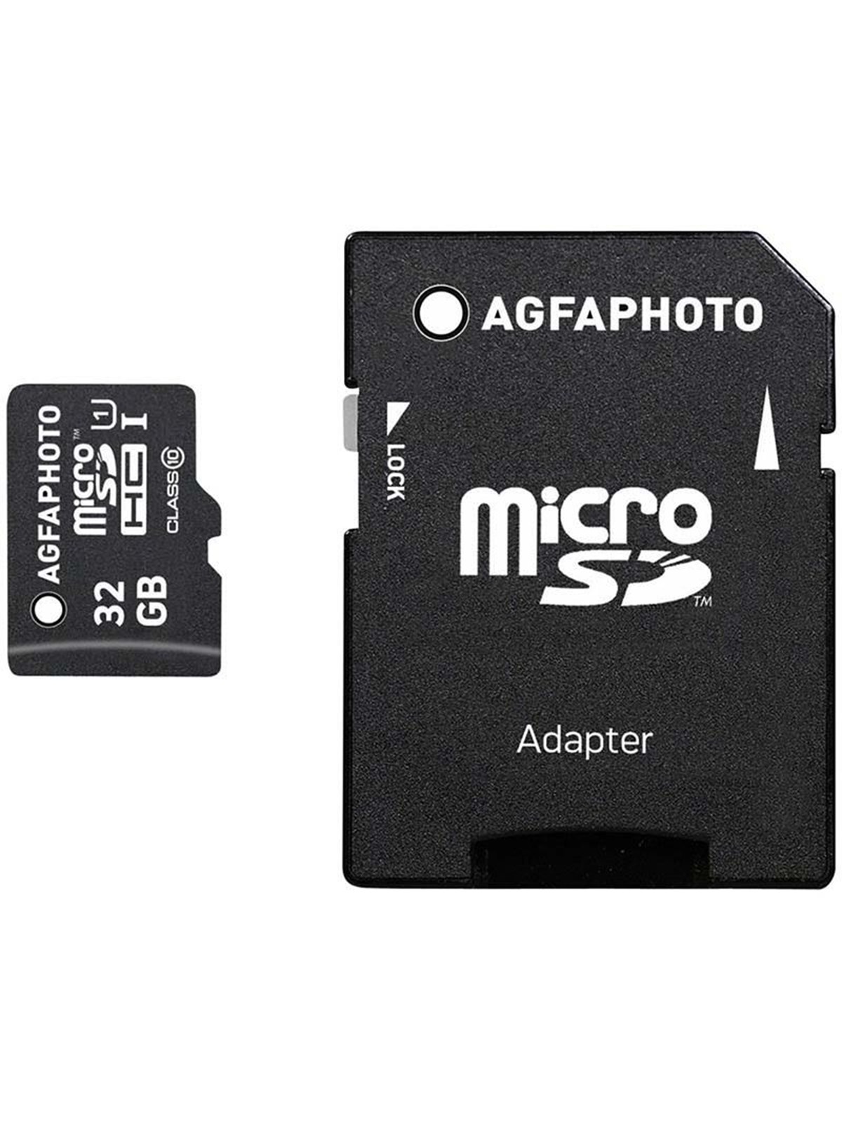 Agfa Photo - flash memory card - 32 GB - microSDHC UHS-I, Hukommelseskort