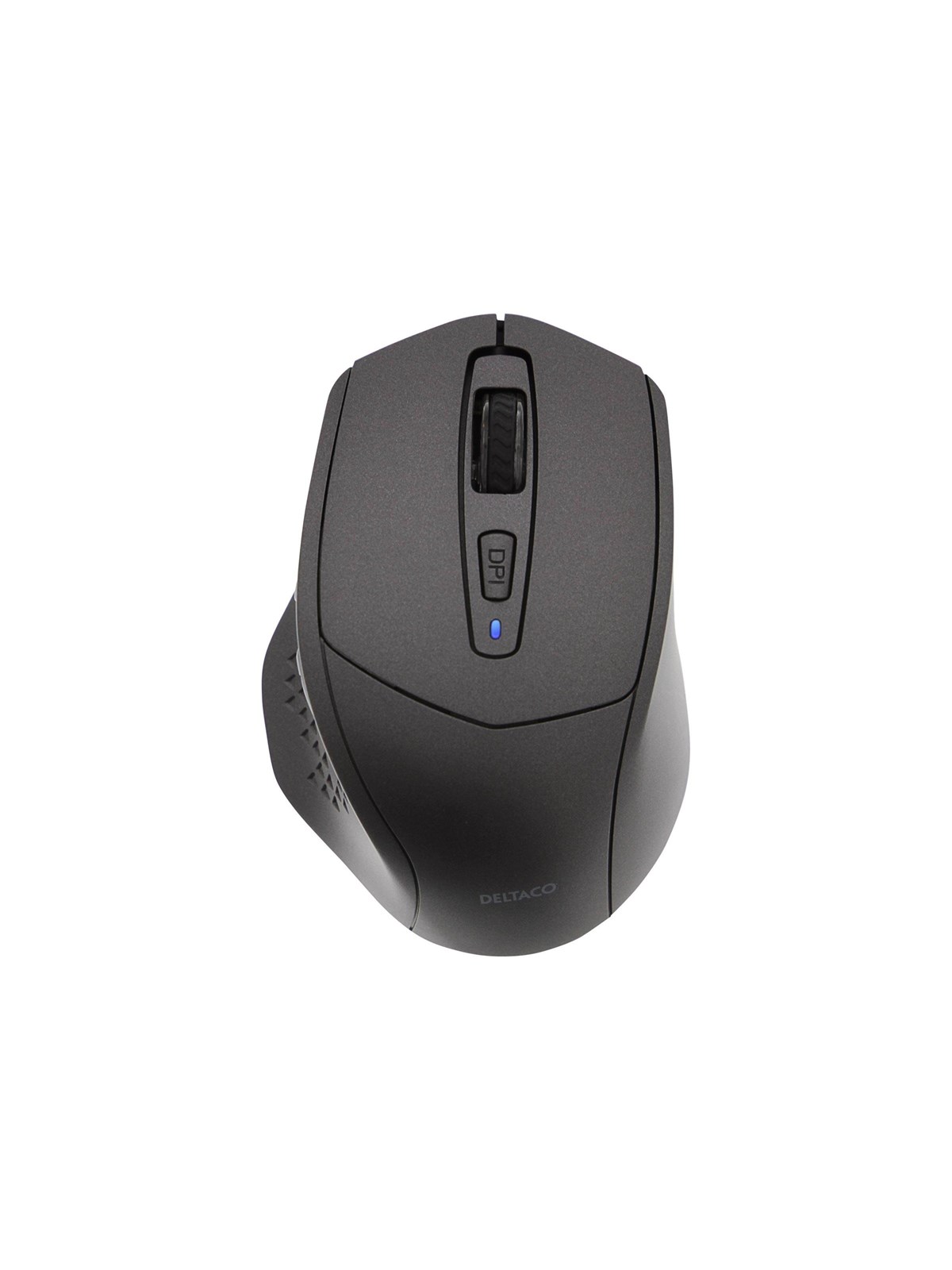 Deltaco MS-901 Wireless Silent Mouse - Mus - Optisk - 4 knapper - Grå, Mus