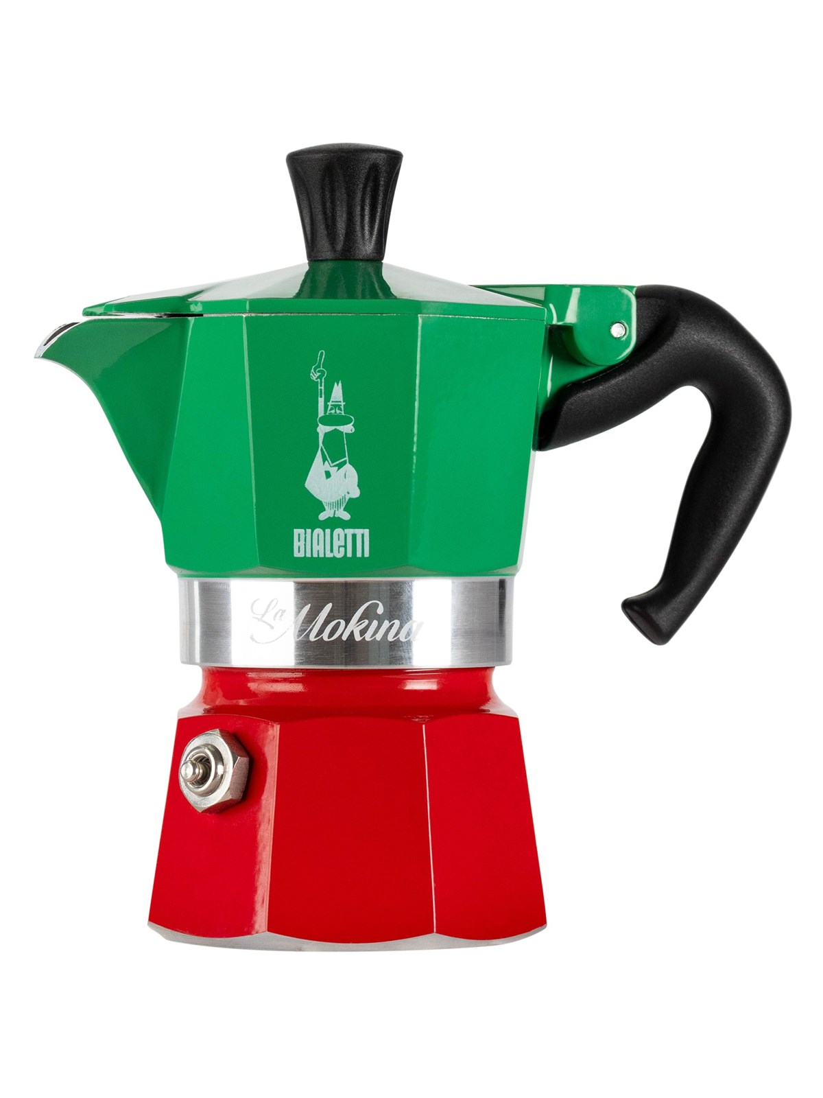 Bialetti La Mokina Italia Tricolore 40ml, Kaffemaskine