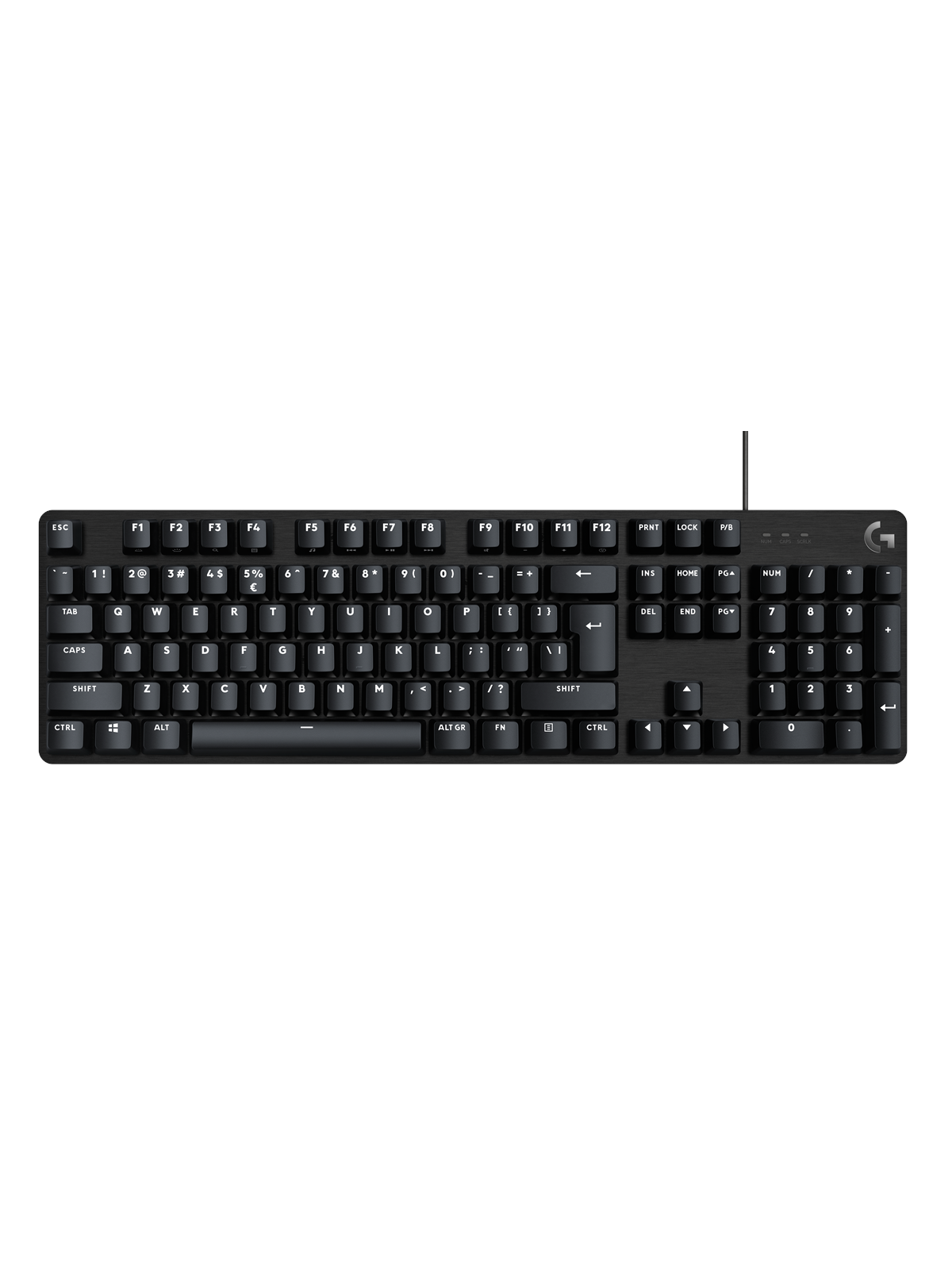 Logitech G413 SE - ND - Gaming Tastatur - Nordisk - Sort, Tastatur