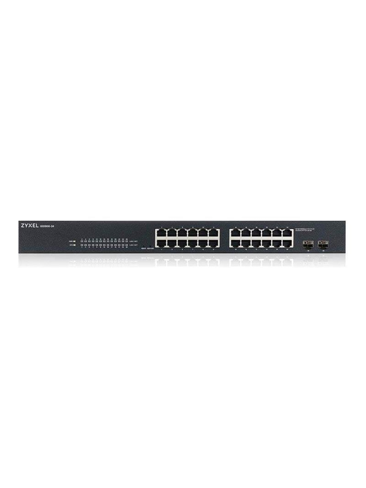 ZyXEL GS1900-24 24-Port GbE Smart Managed Switch with GbE Uplink, Switch